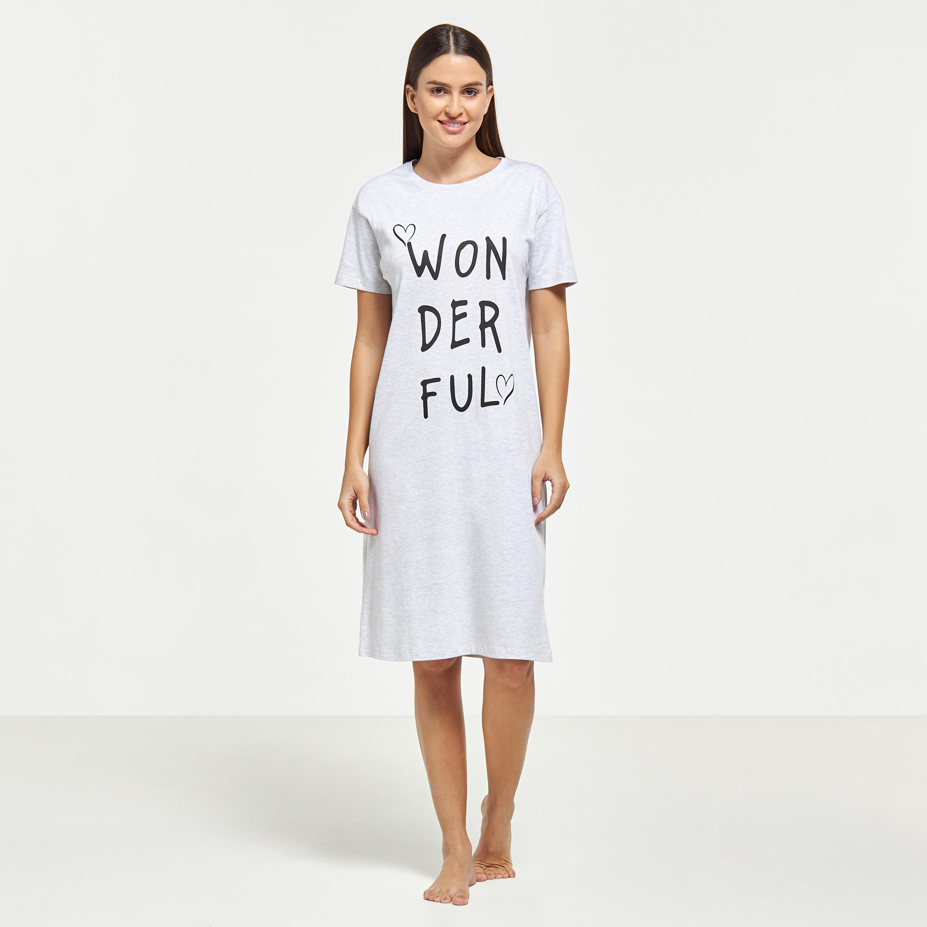 قميص نوم بياقة مستديرة وأكمام قصيرة وطبعات-women-clothing-nightwear-nighties-image-18