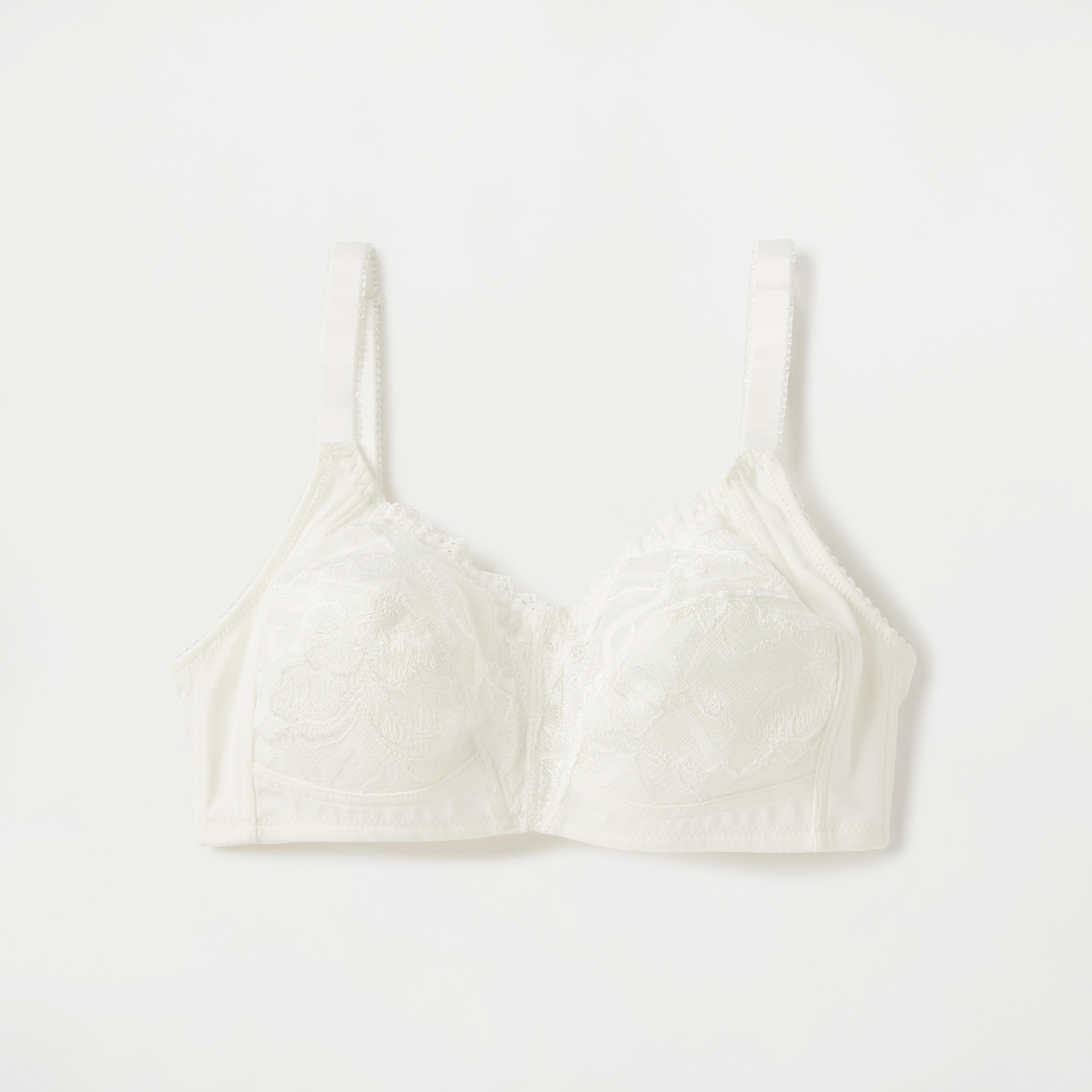 صدريّة مبطنة دون سلك بتفاصيل دانتيل - قطعتين-women-clothing-lingerie-bras-image-7