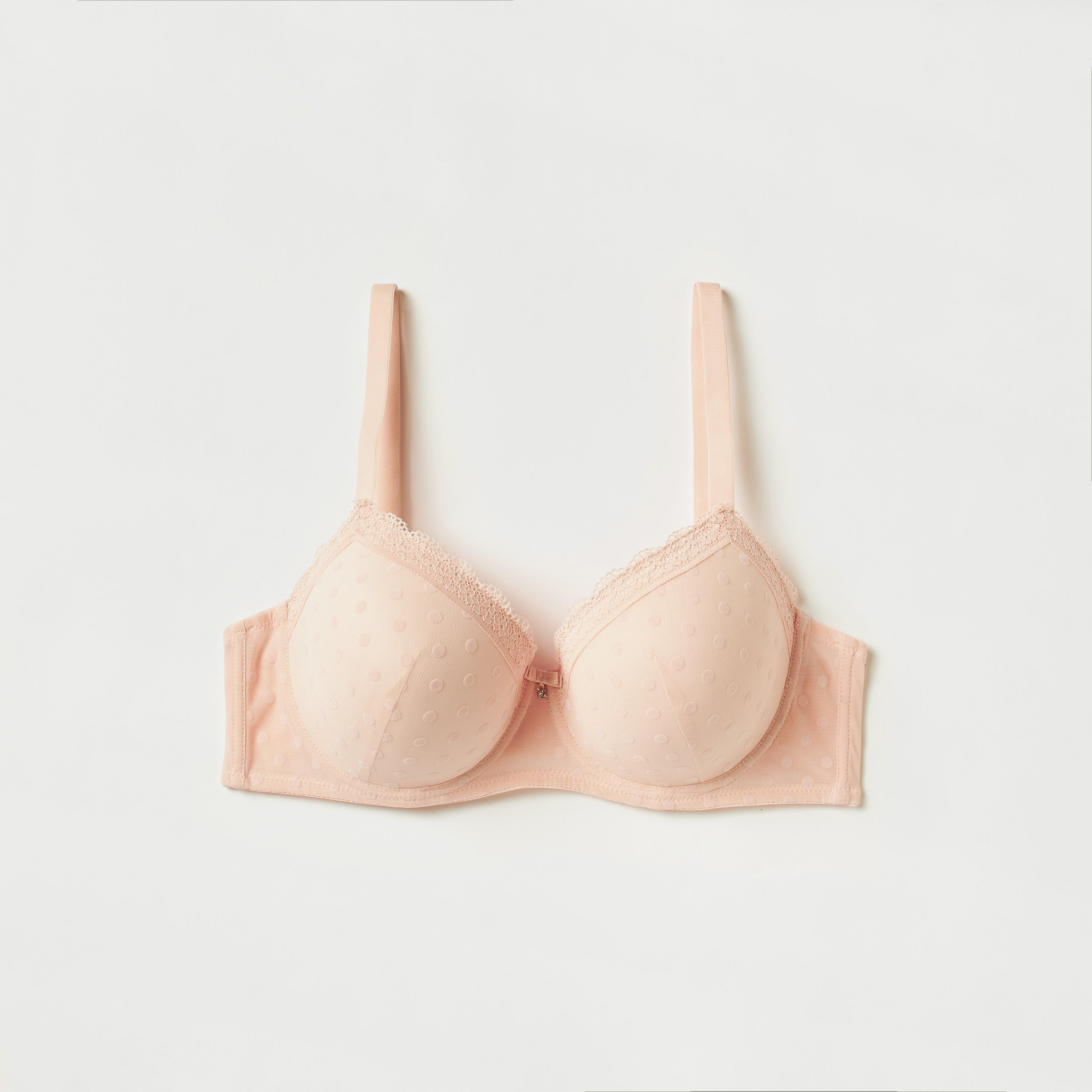 صدرية بلانج بتفاصيل دانتيل بمشبك إغلاق-women-clothing-lingerie-bras-image-1