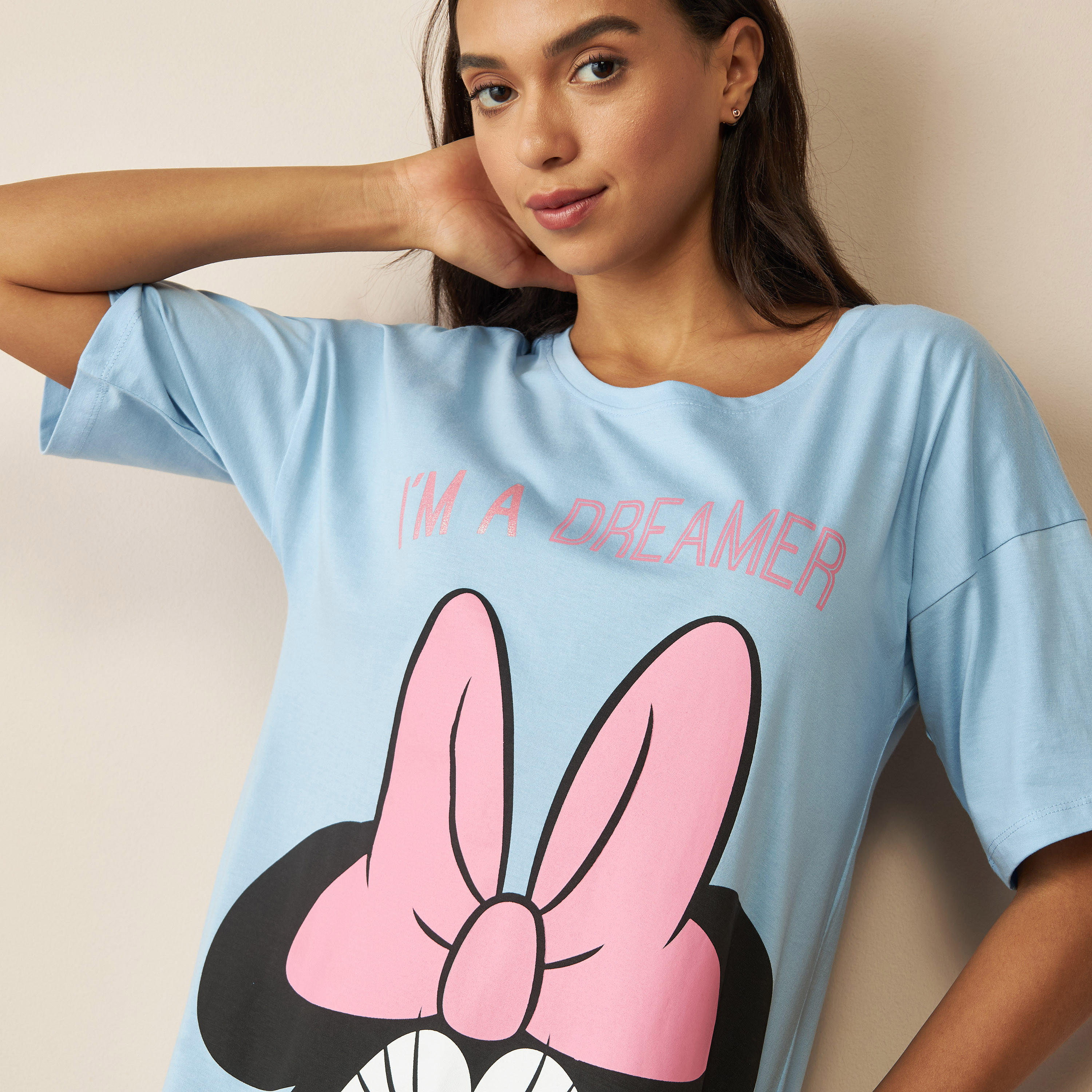قميص نوم بأكمام قصيرة وطبعات-women-clothing-nightwear-nighties-image-4