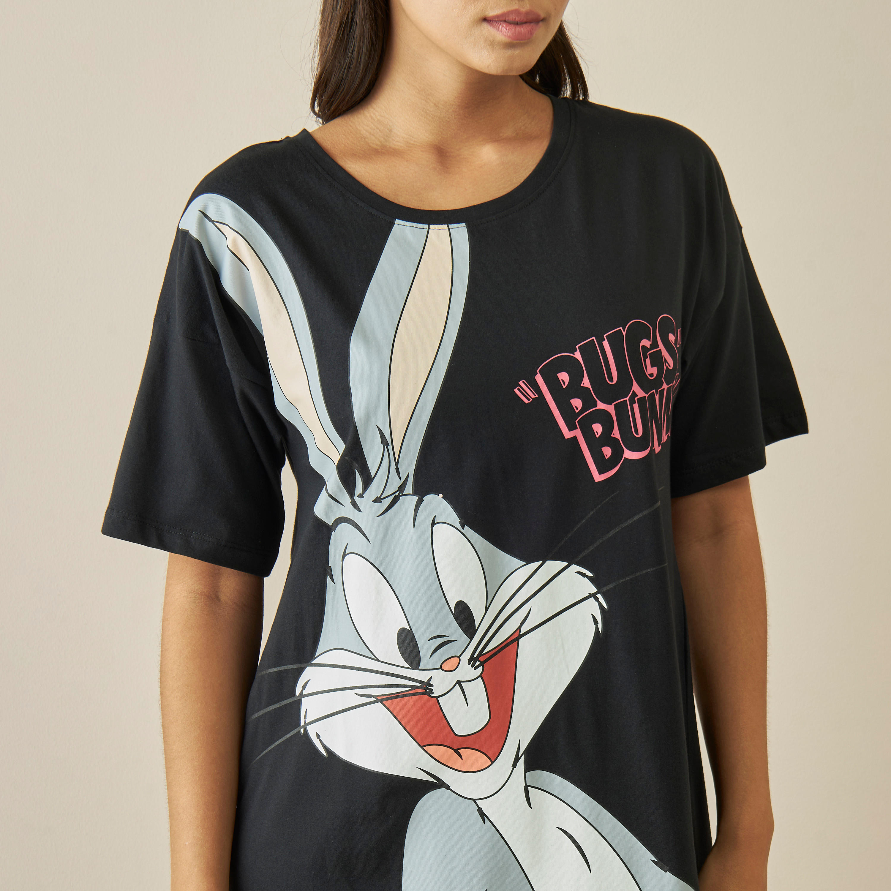 قميص نوم بأكمام قصيرة وطبعات-women-clothing-nightwear-nighties-image-4