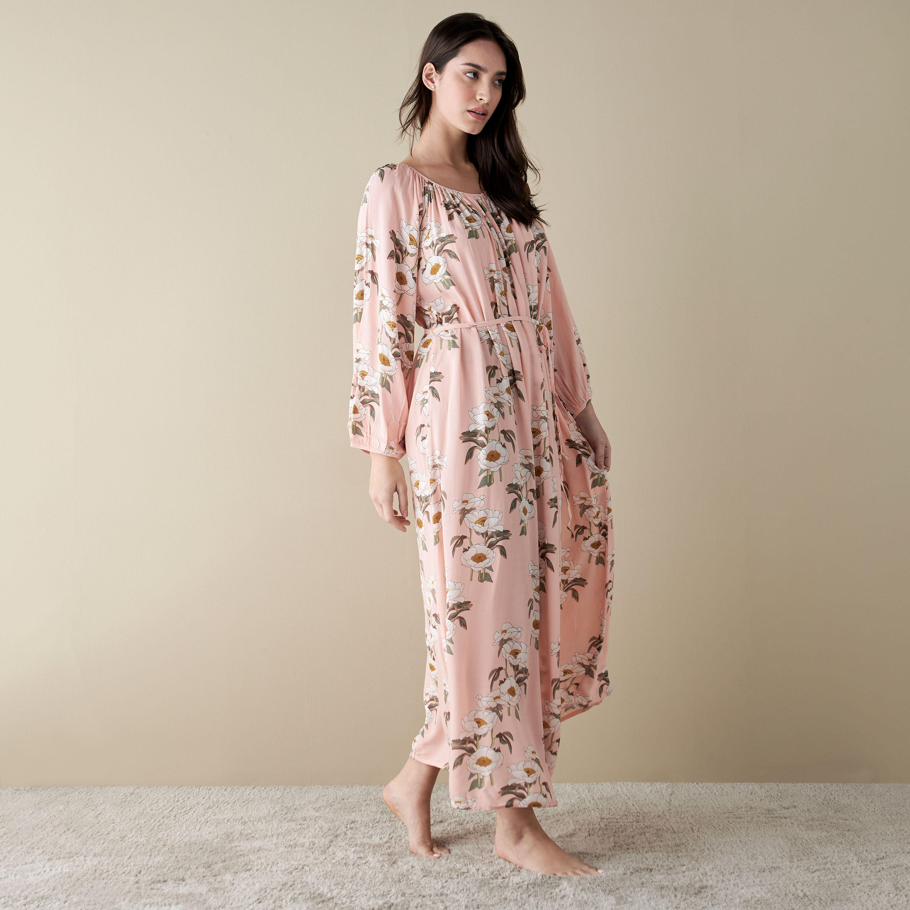 قميص نوم بطبعات وأربطة-women-clothing-nightwear-nighties-image-3
