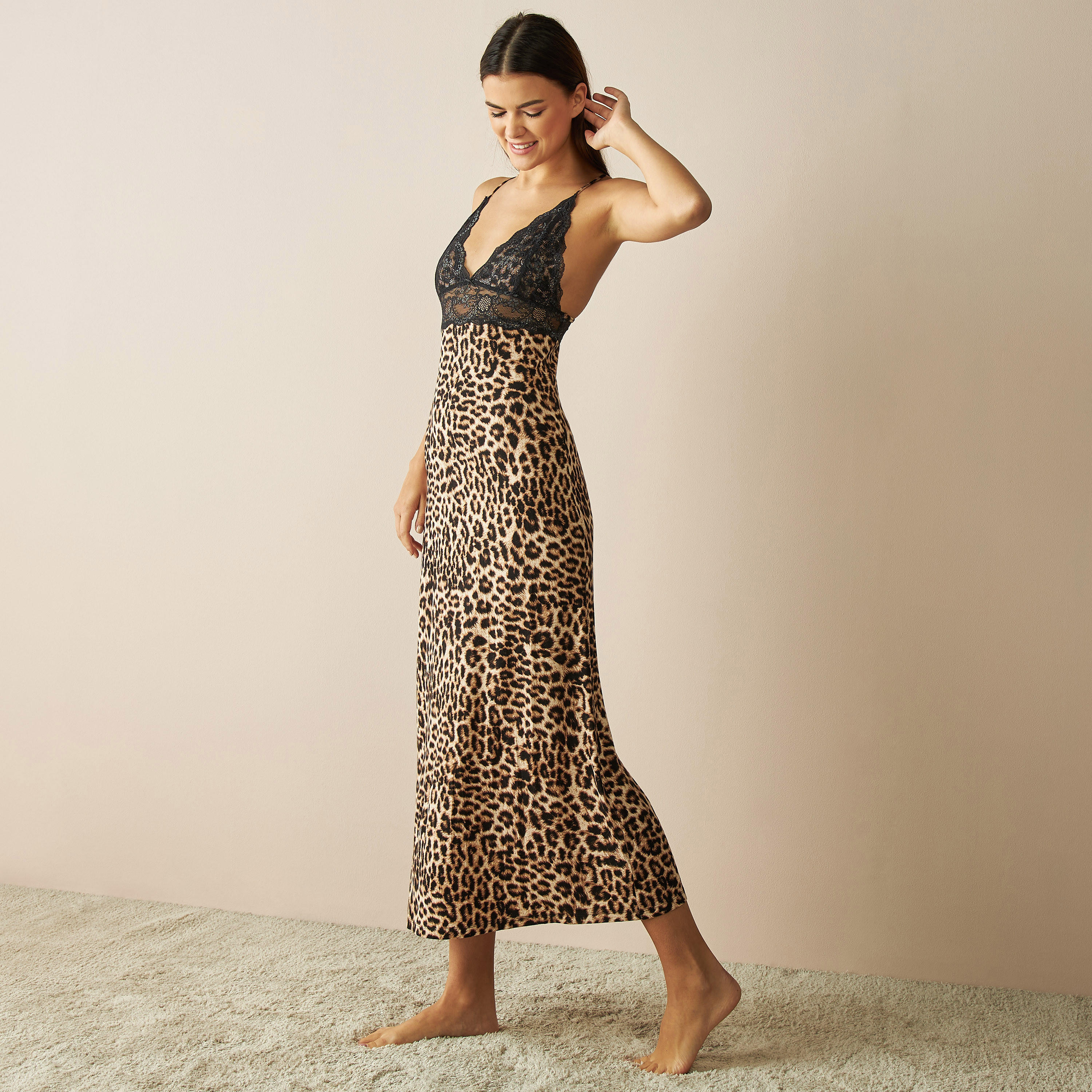 فستان بطبعات وأحزمة قابلة للتعديل-women-clothing-nightwear-nighties-image-2