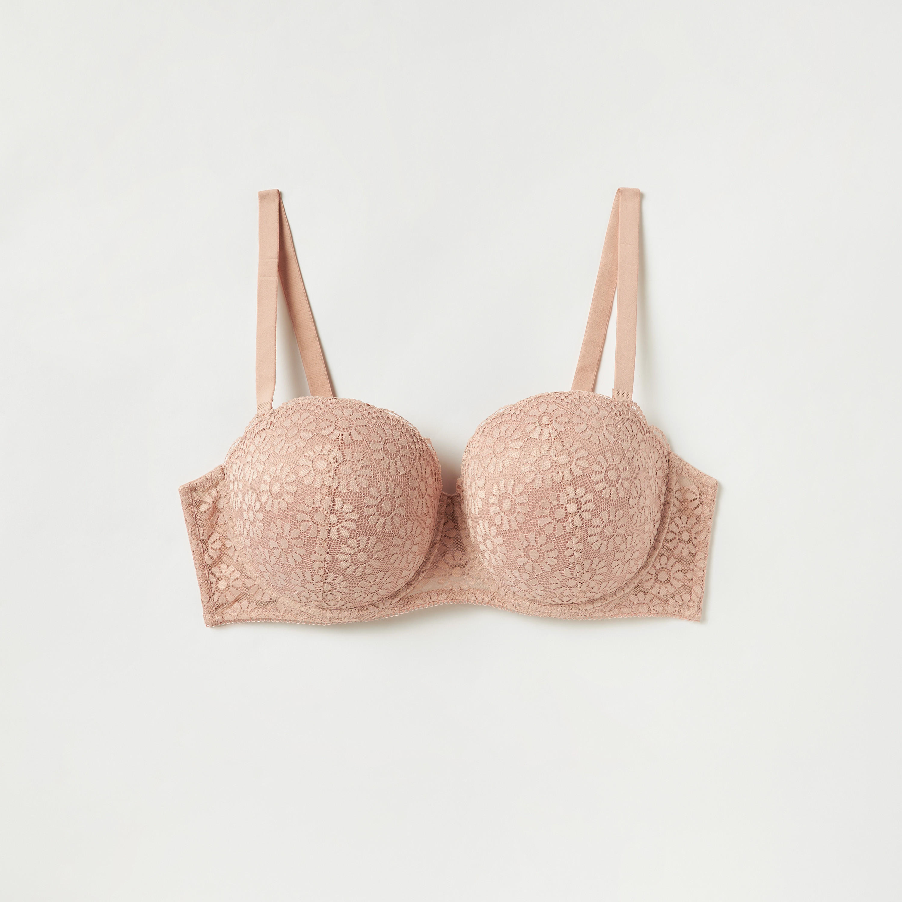 صدريّة بالكونيت مقاس كبير بمشبك إغلاق - طقم 3 قطع-women-clothing-lingerie-bras-image-7