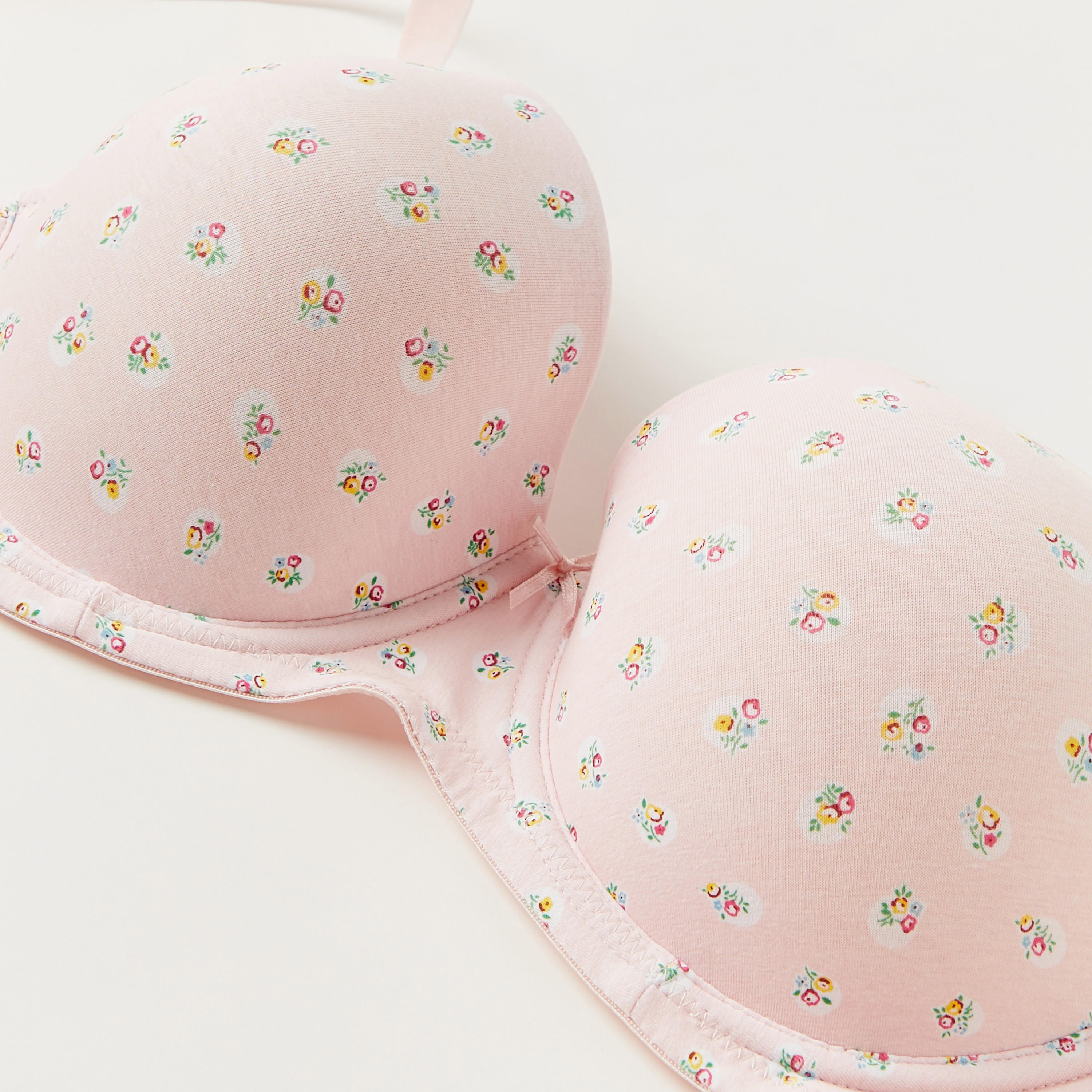 صدريّة بخطاف إغلاق وطبعات زهرية-women-clothing-lingerie-bras-image-2