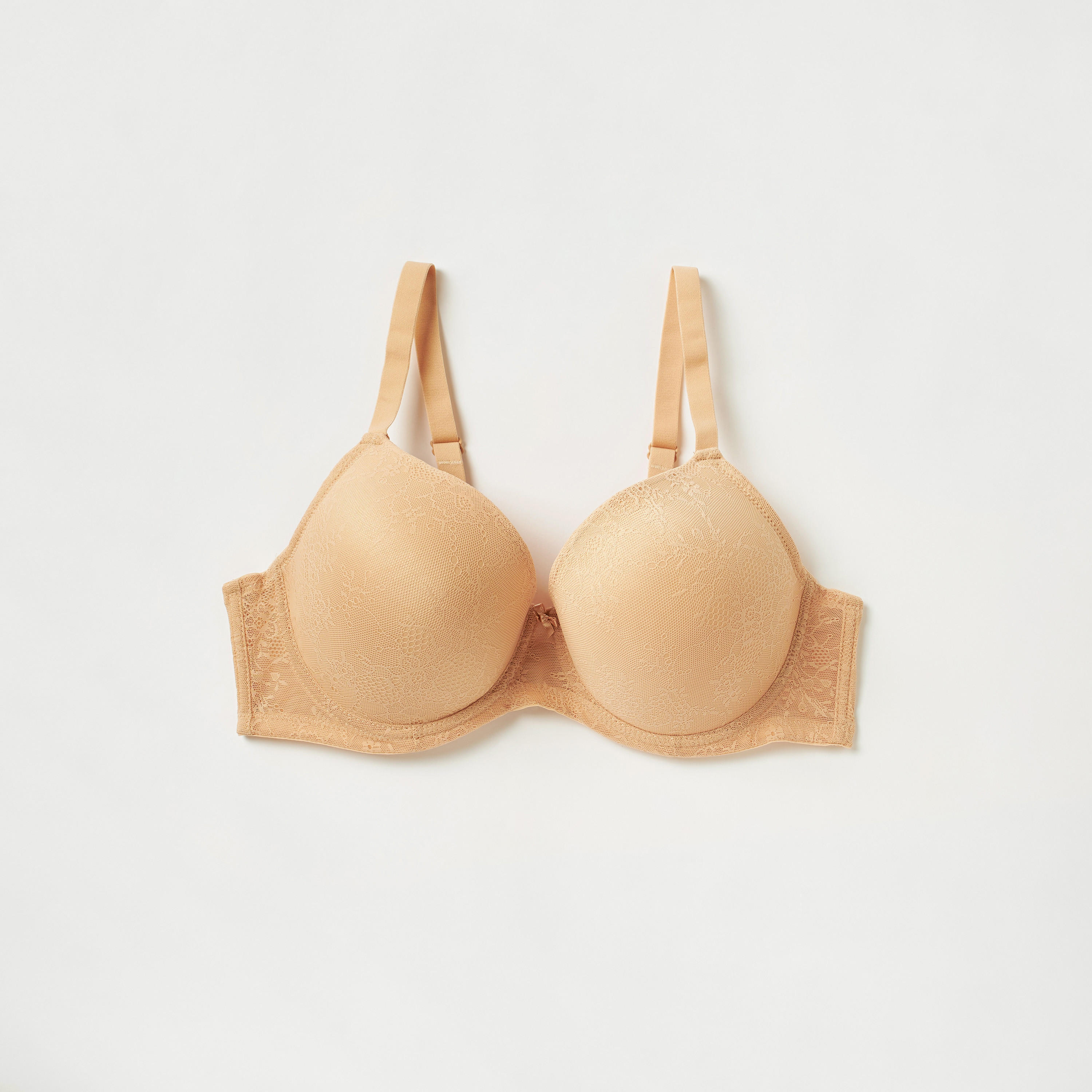 صدرية ديمي مقاس كبير بدانتيل - طقم من 3 قطع-women-clothing-lingerie-bras-image-2