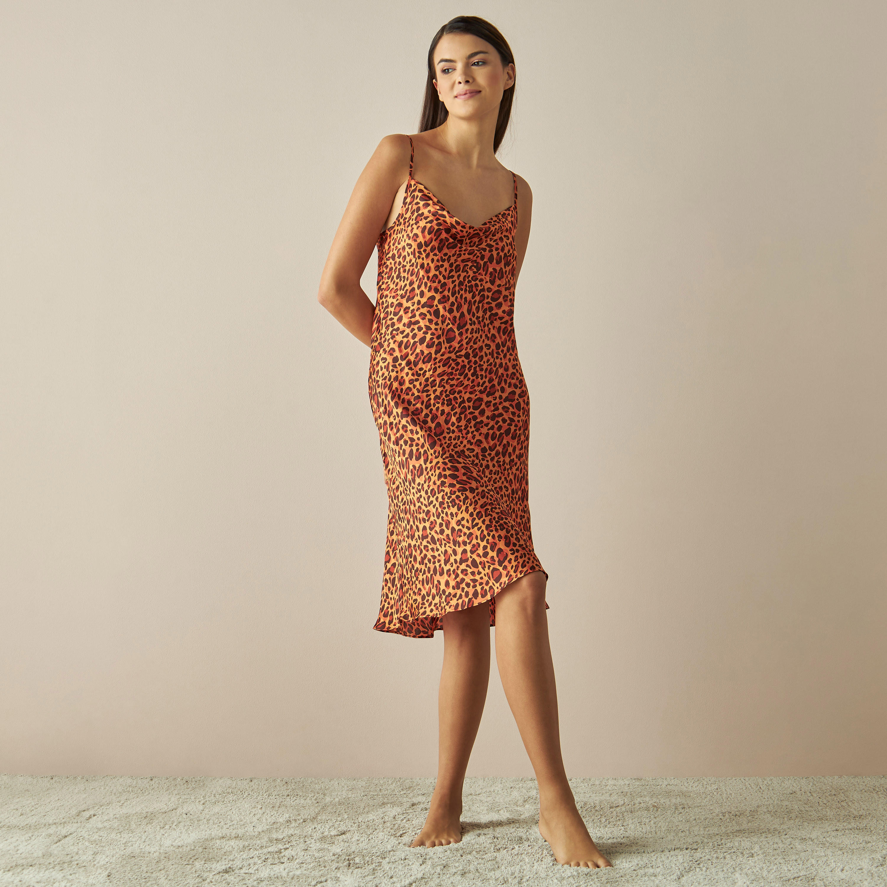 قميص نوم - طقم من قطعتين متنوعتين-women-clothing-nightwear-nighties-image-1