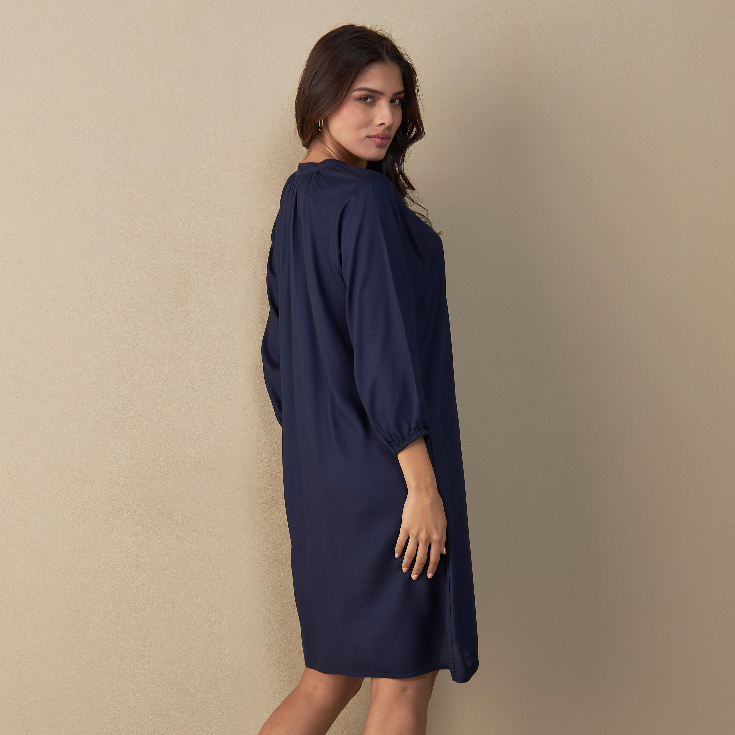 قميص نوم بياقة ماندارين - طقم من قطعتين متنوعتين-women-clothing-nightwear-nighties-image-4