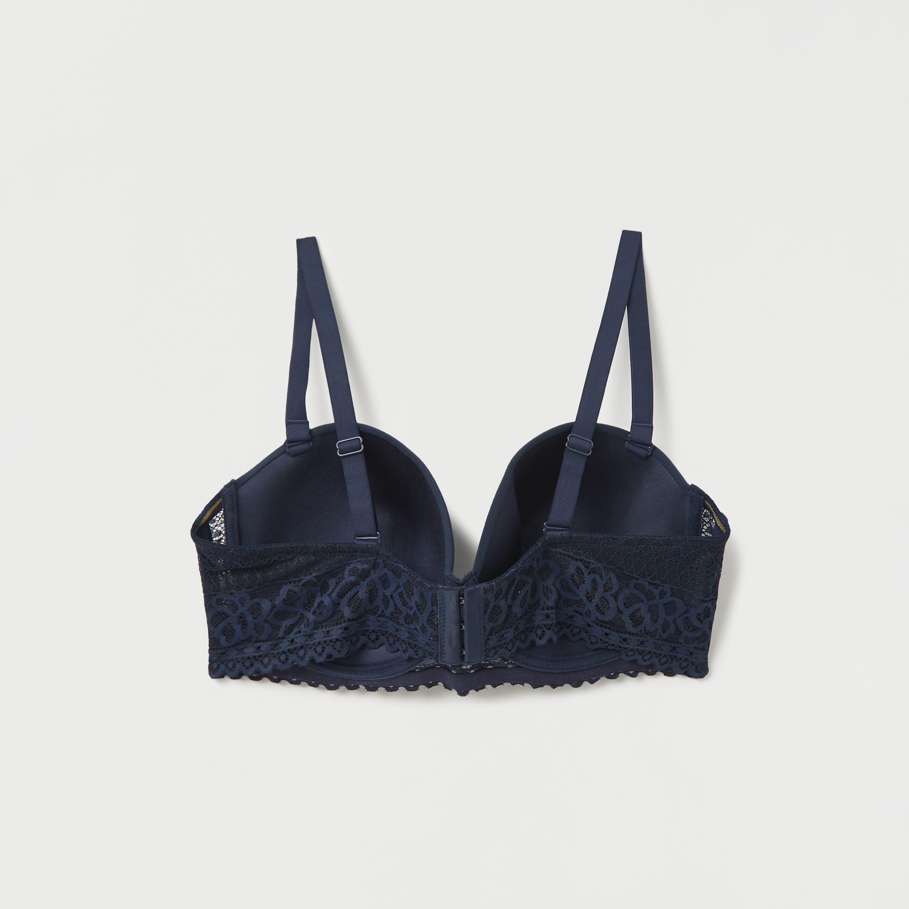 صدريّة بالكونيت بارزة الملمس بأحزمة قابلة للتعديل ودانتيل - طقم من 2-women-clothing-lingerie-bras-image-4