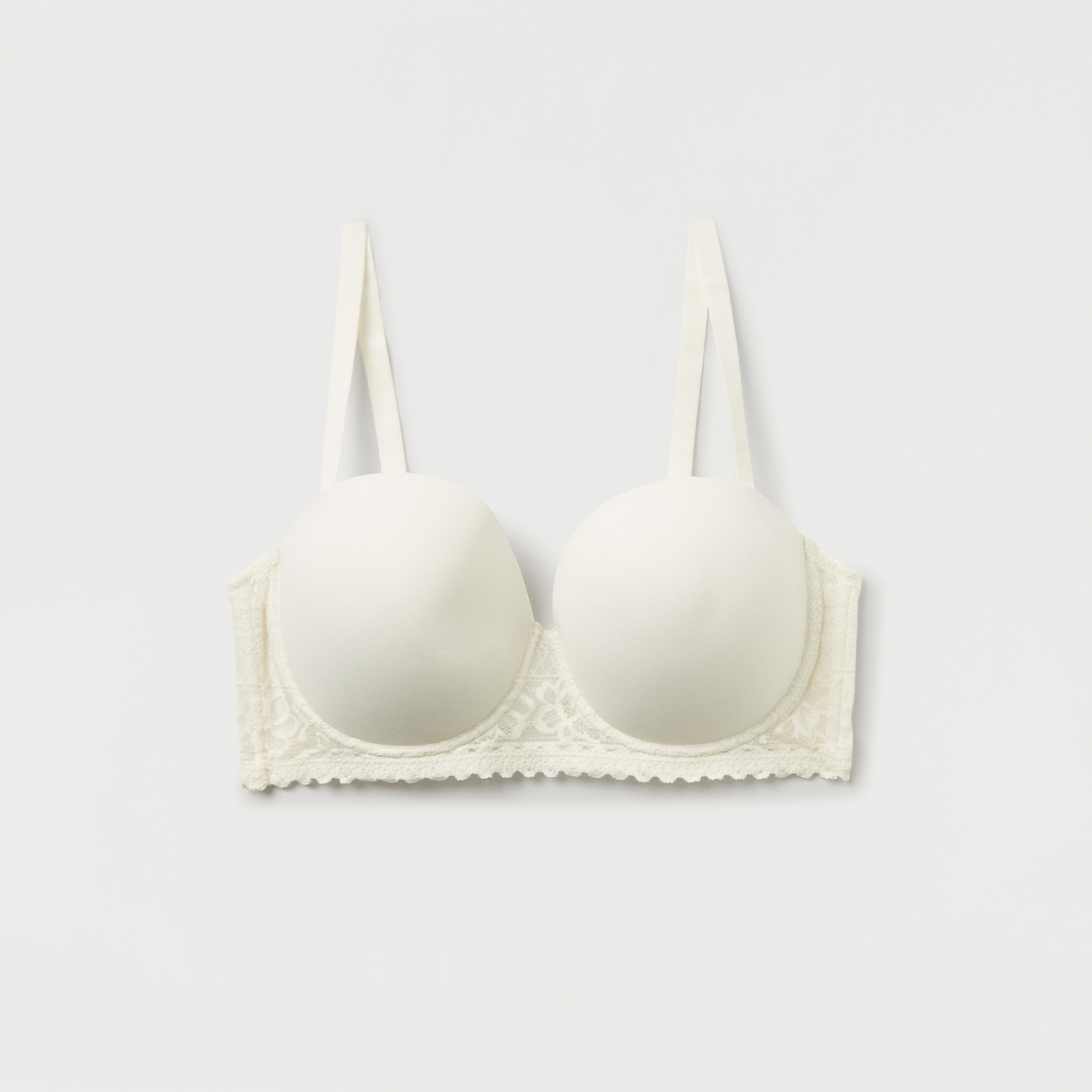 صدريّة بالكونيت بارزة الملمس بأحزمة قابلة للتعديل ودانتيل - طقم من 2-women-clothing-lingerie-bras-image-3