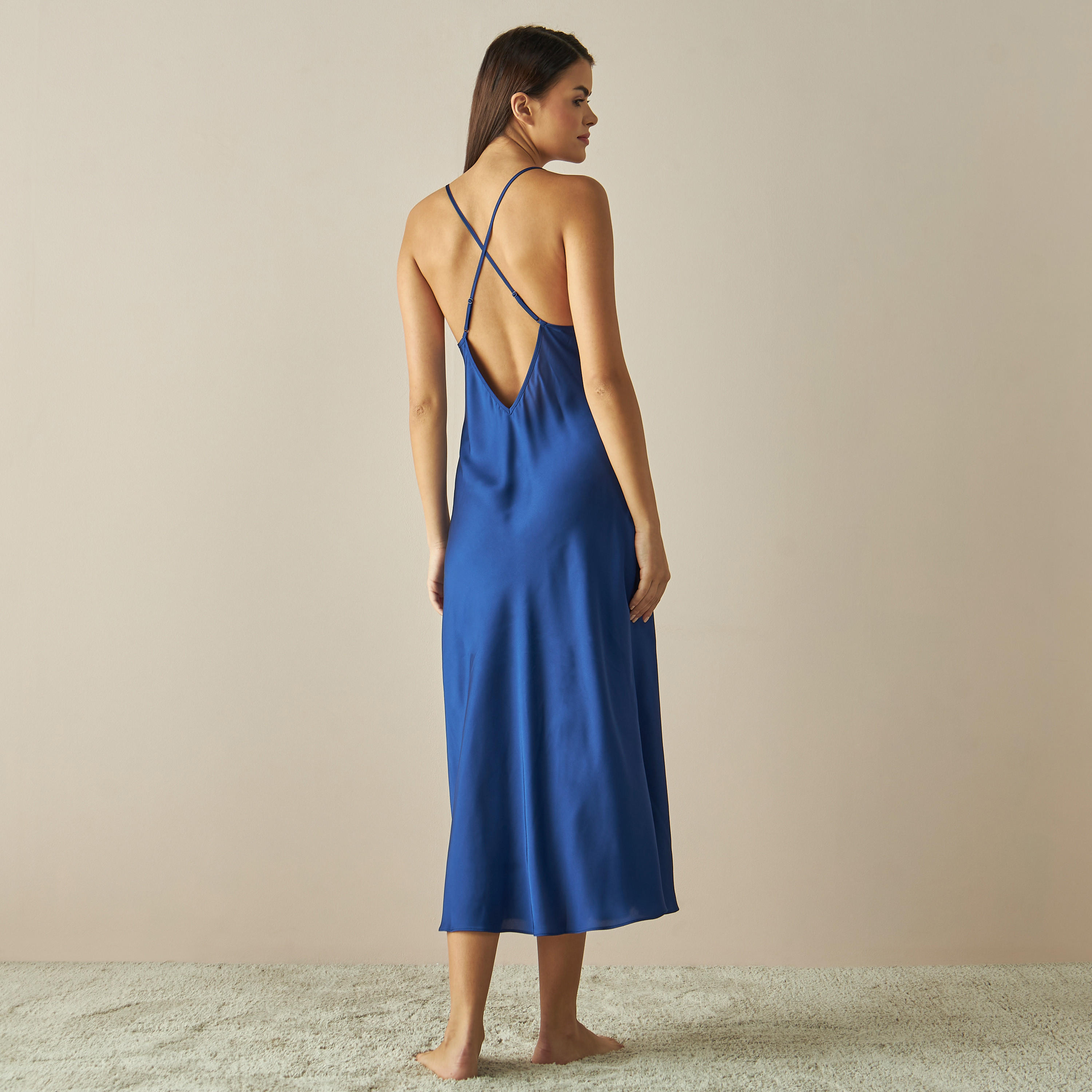 قميص نوم ساتن بدانتيل-women-clothing-nightwear-nighties-image-3