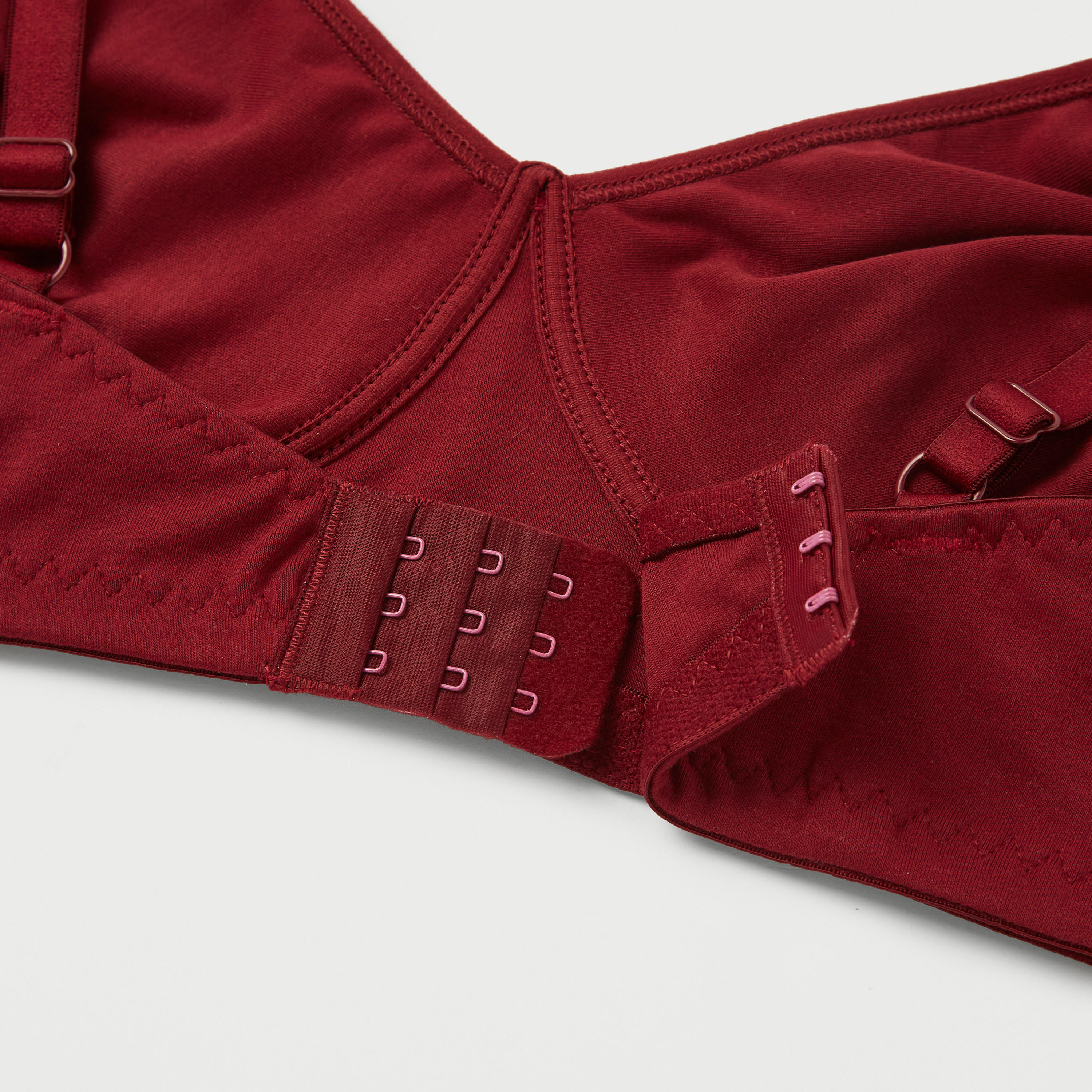 صدرية غير مبطنة وبدون سلك وبخطاف إغلاق-women-clothing-lingerie-bras-image-4