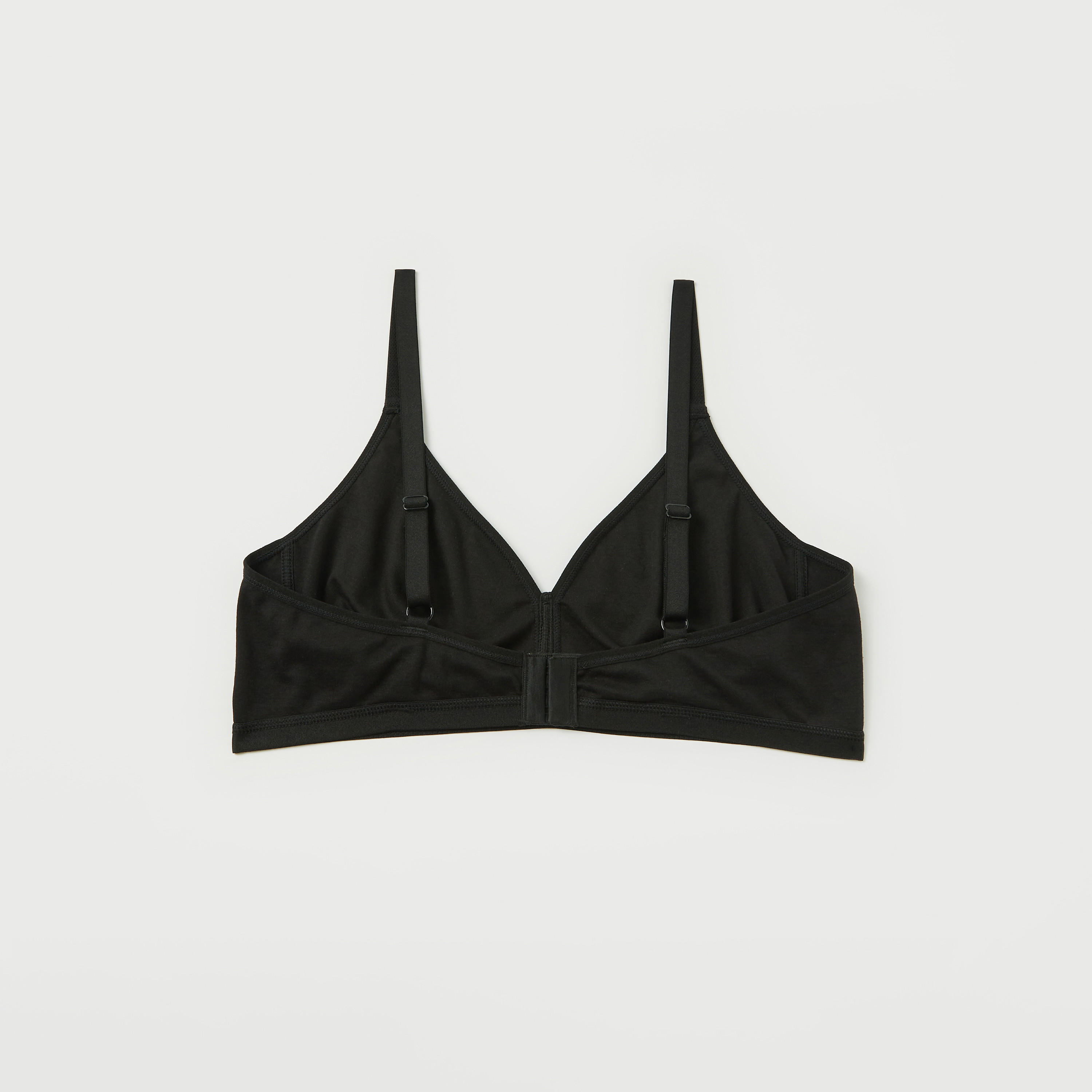 Non-Wired Non-Padded Bra with Hook and Eye Closure-women-clothing-lingerie-bras-image-3