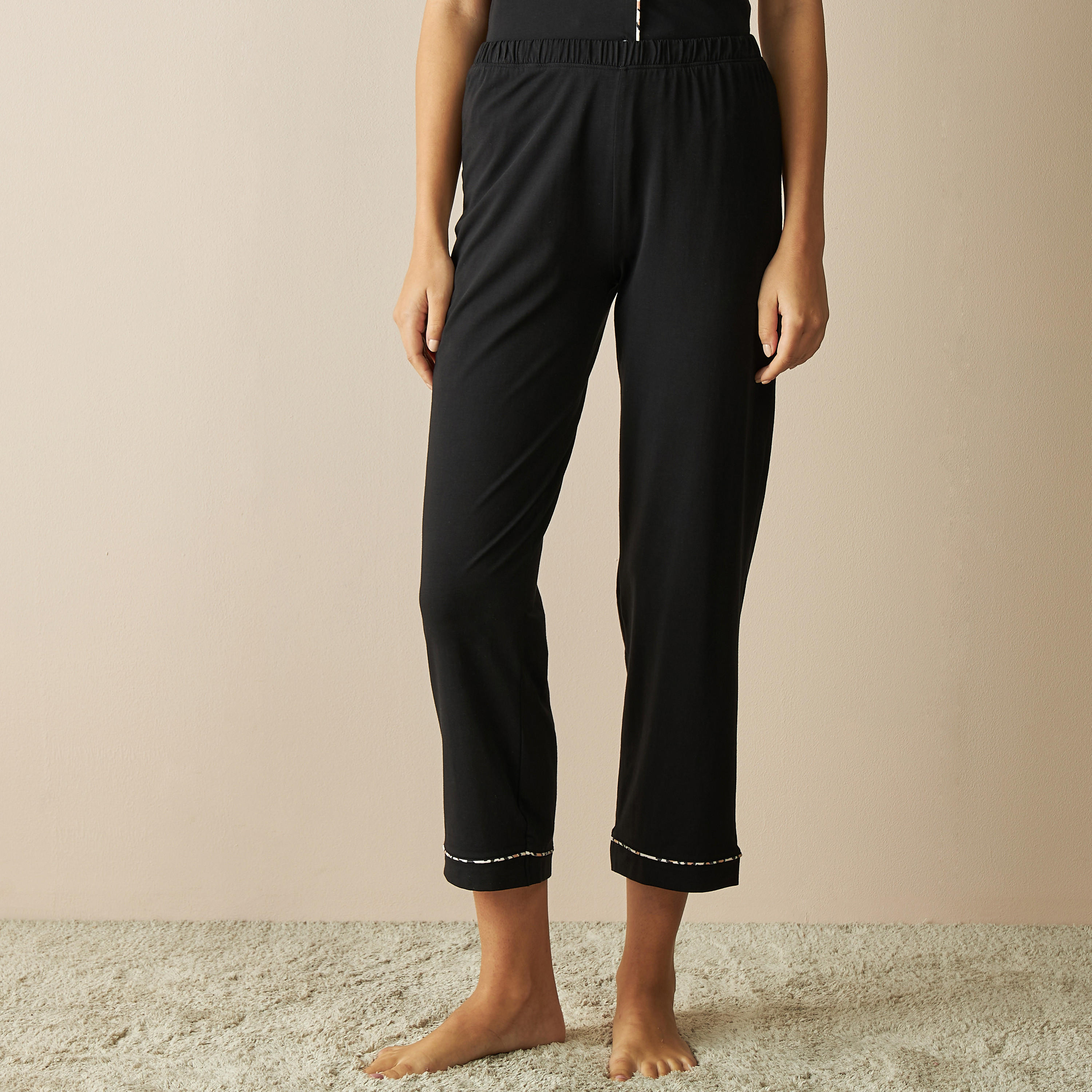 Solid Short Sleeves Shirt and Pyjama Set-women-clothing-nightwear-pyjamas-longsets-image-5