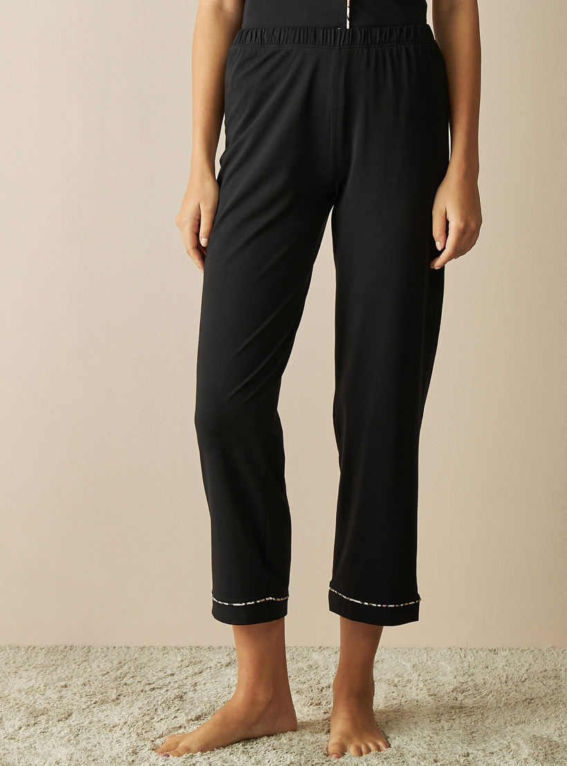 Solid Short Sleeves Shirt and Pyjama Set-women-clothing-nightwear-pyjamas-longsets-image-5