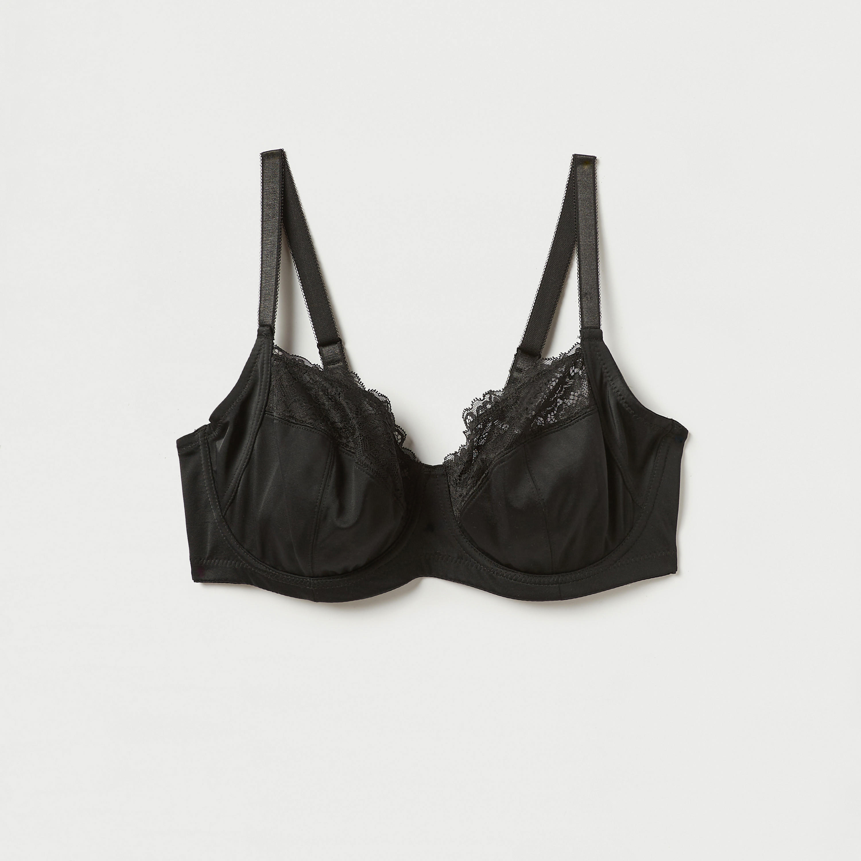 صدريّة مقاس كبير غير مبطنة بشريط إغلاق ودانتيل-women-clothing-lingerie-bras-image-1