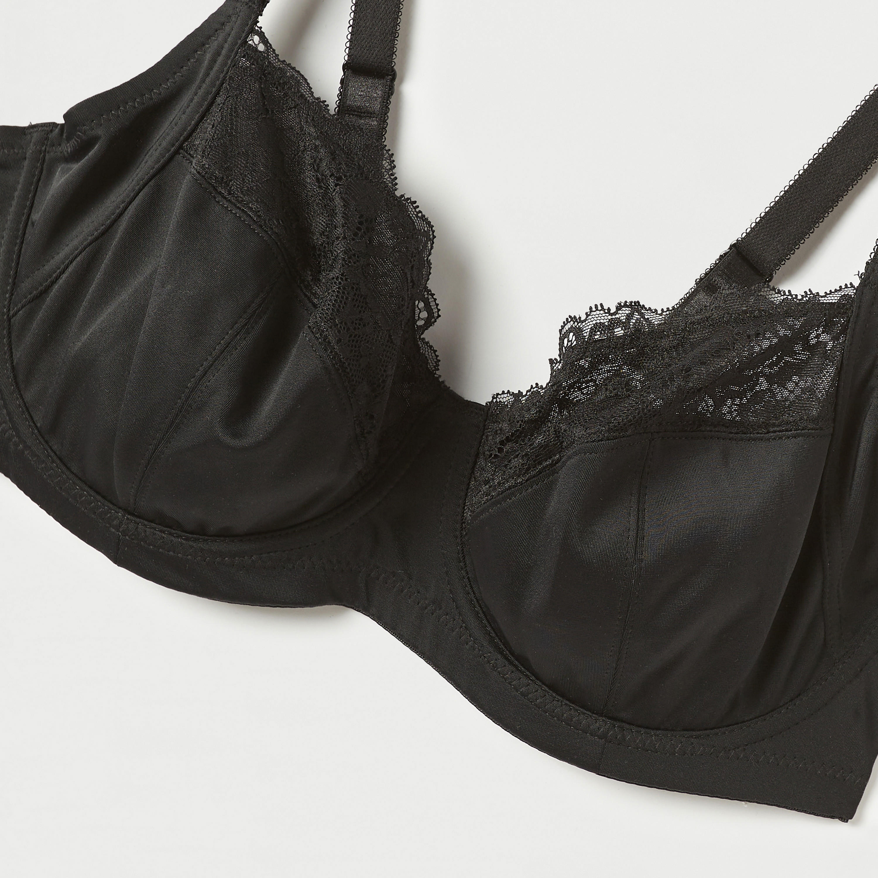صدريّة مقاس كبير غير مبطنة بشريط إغلاق ودانتيل-women-clothing-lingerie-bras-image-2