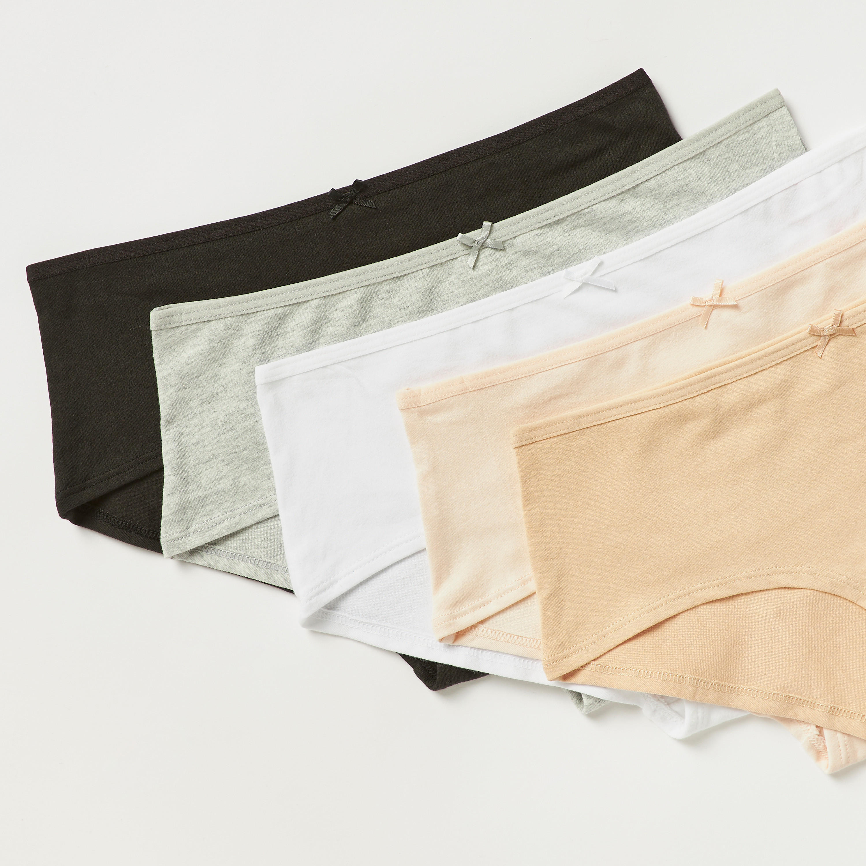 سراويل داخليّة بخصر مطاطي - طقم من 5 قطع-women-clothing-lingerie-panties-image-9