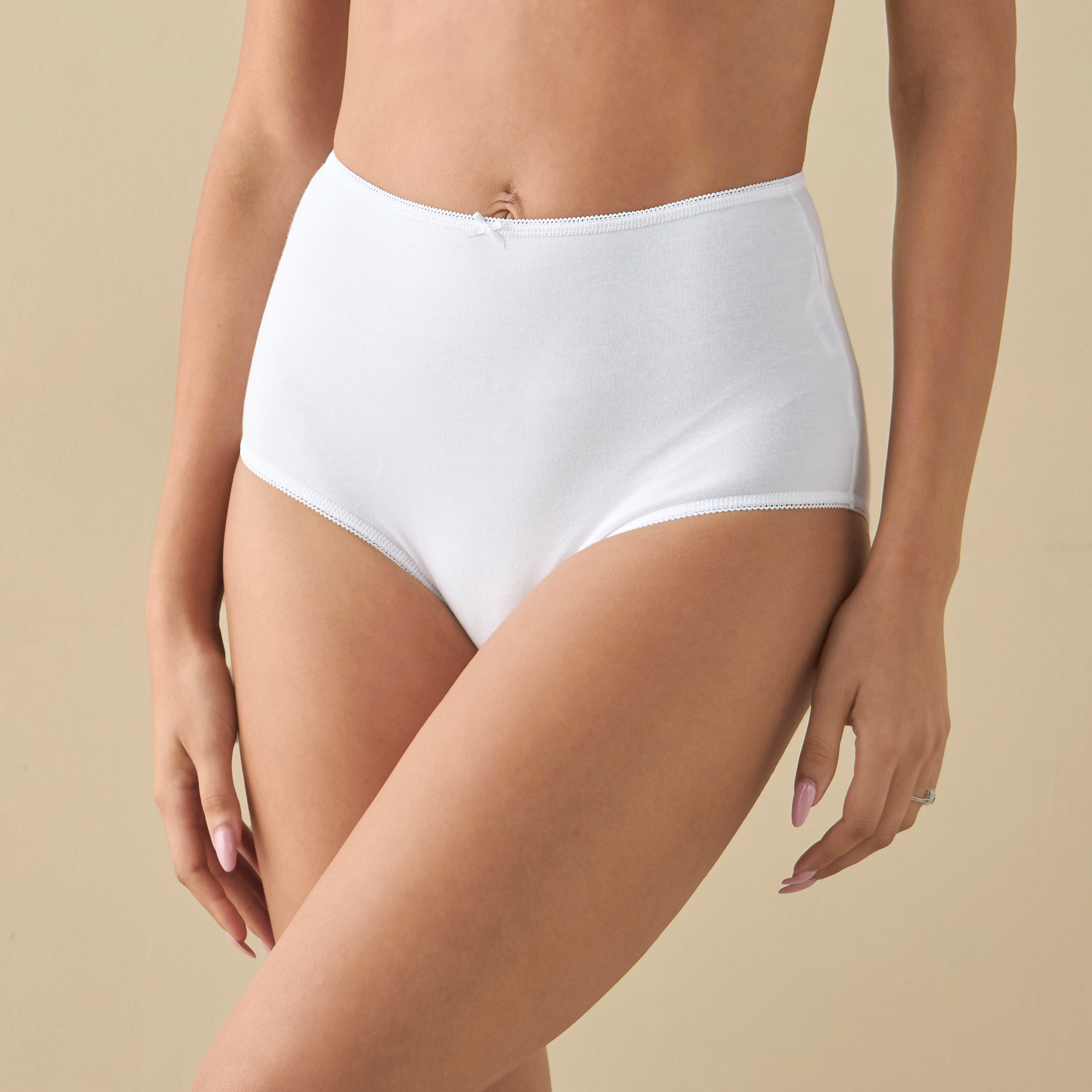 سراويل داخلية بفيونكة - طقم من 5 قطع-women-clothing-lingerie-panties-image-8