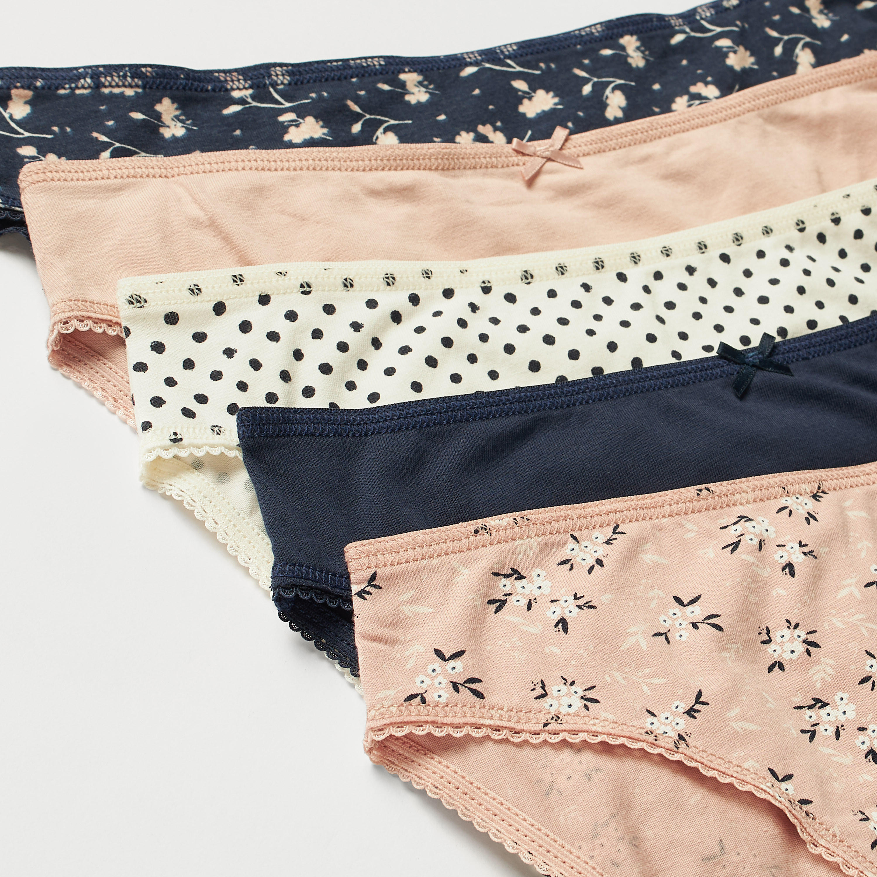 Set of 5 - Assorted Bikini Briefs-women-clothing-lingerie-panties-image-10