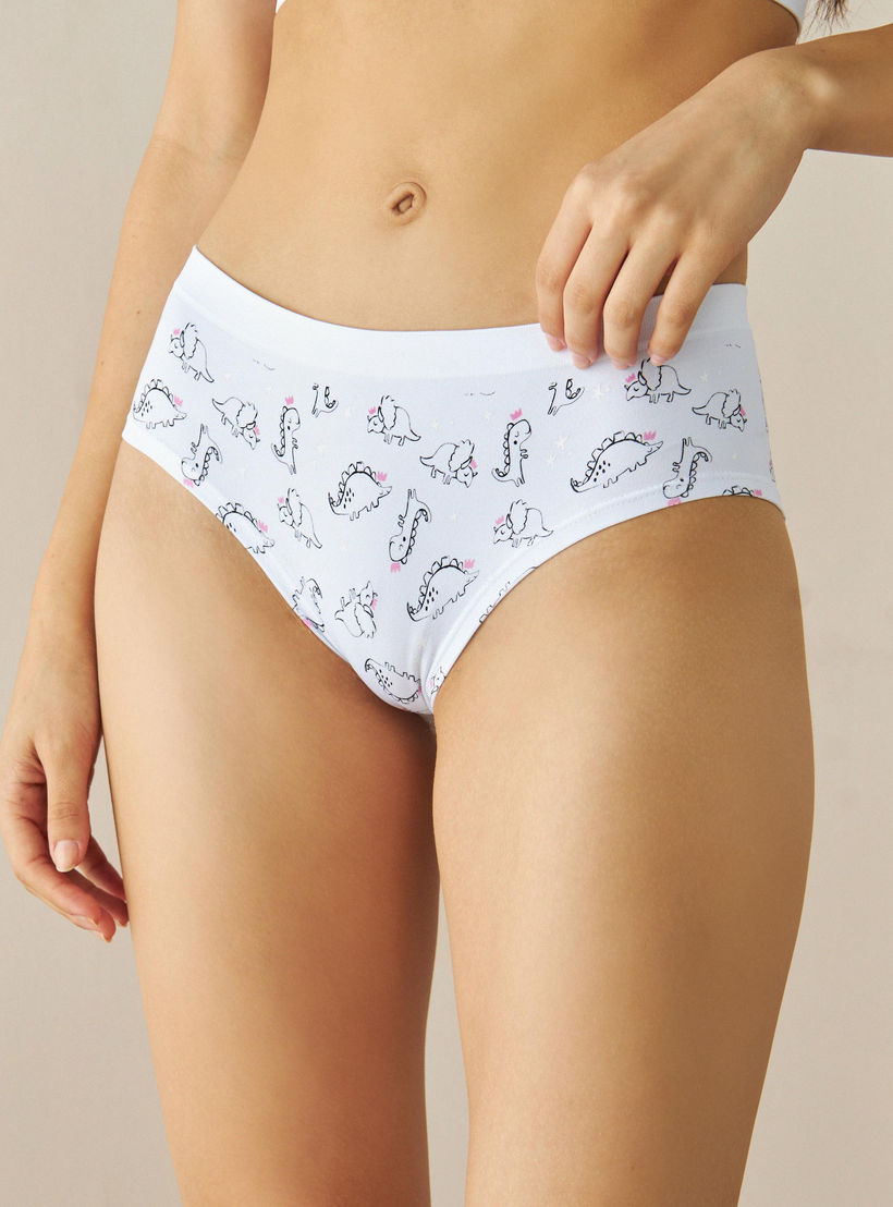 سراويل هيبستر داخلية متنوعة - طقم من 2 قطع-women-clothing-lingerie-panties-image-2