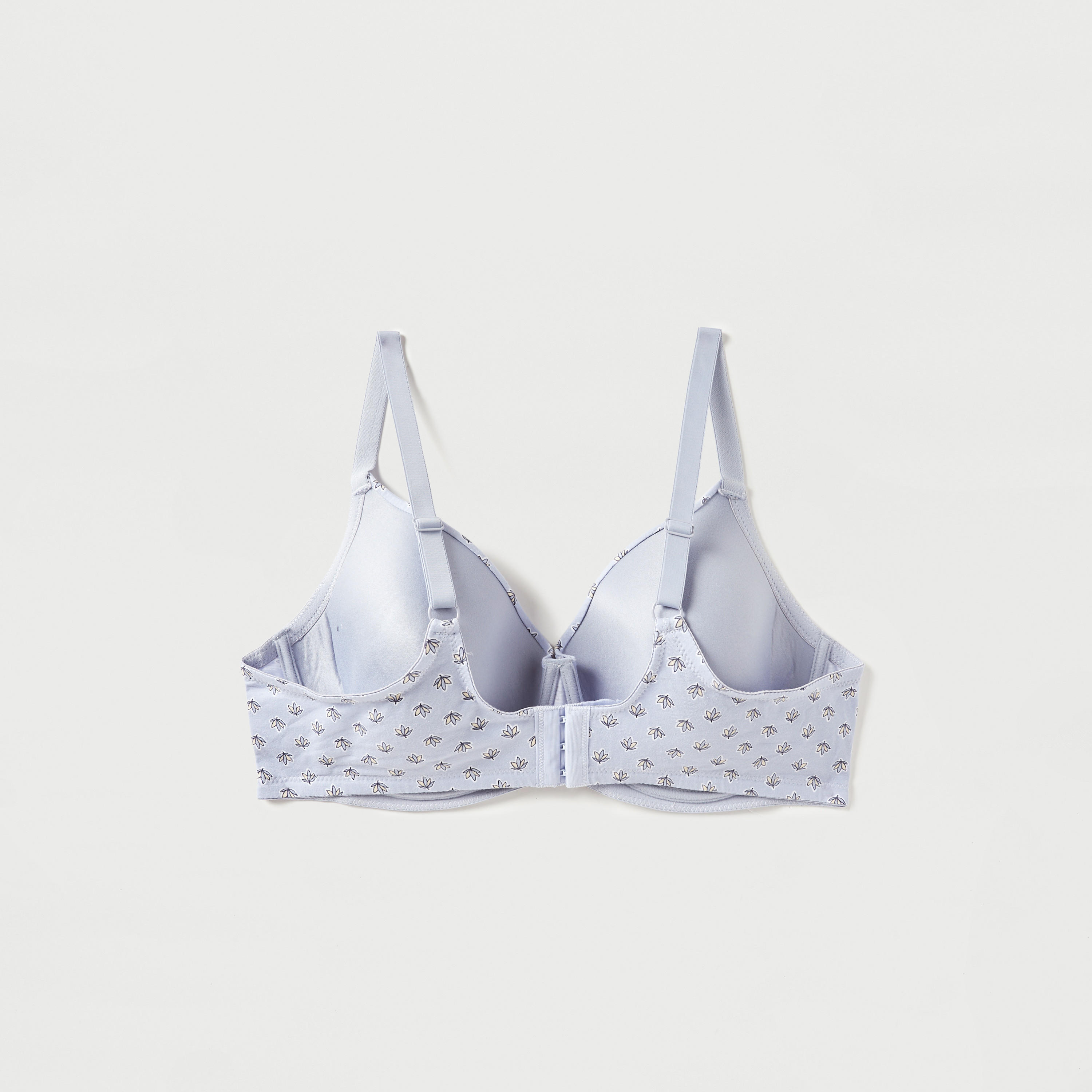 صدريّة قطن بسلك بشريط إغلاق وطبعات أزهار-women-clothing-lingerie-bras-image-3