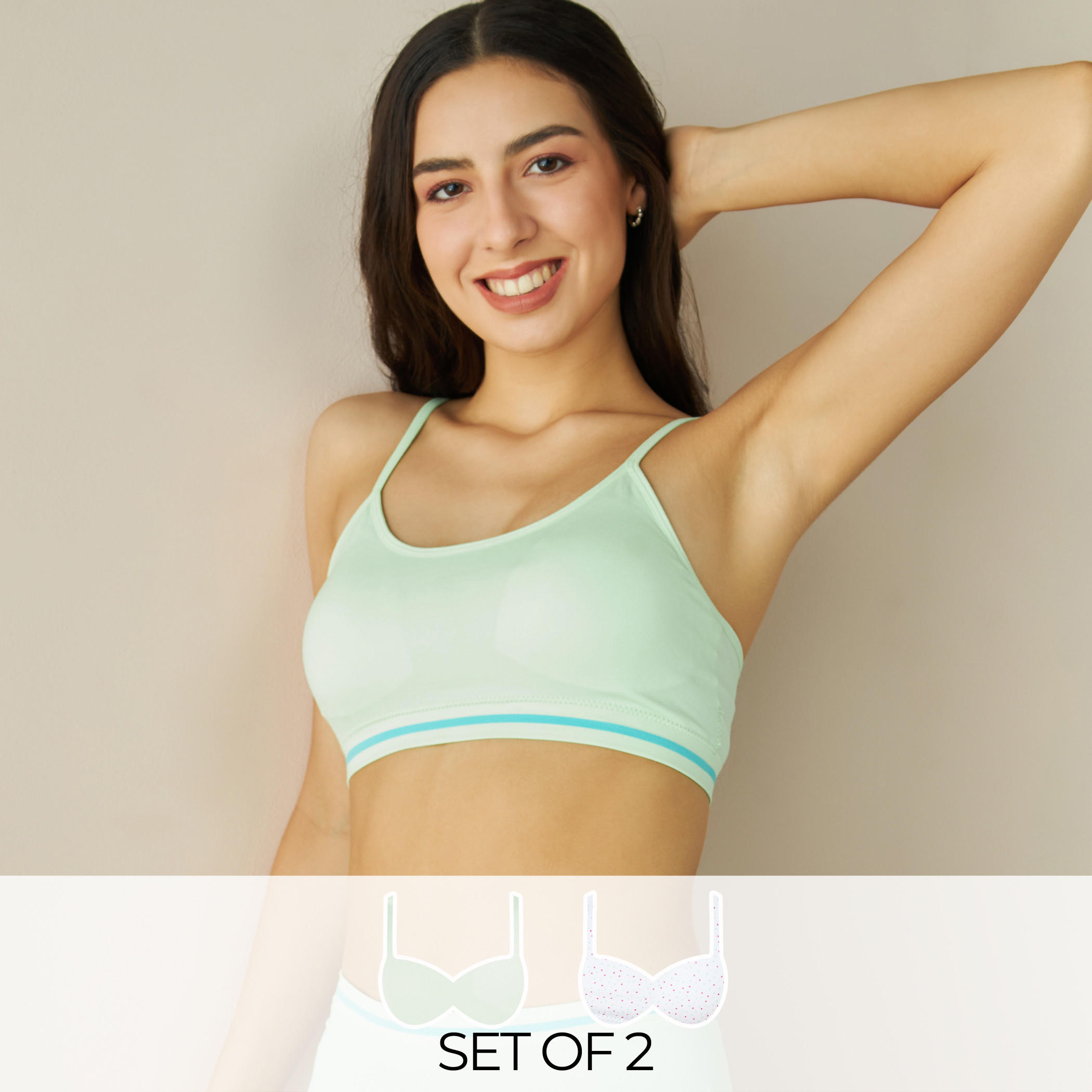 Set of 2 - Assorted Seamfree Bra-women-clothing-lingerie-bras-image-1
