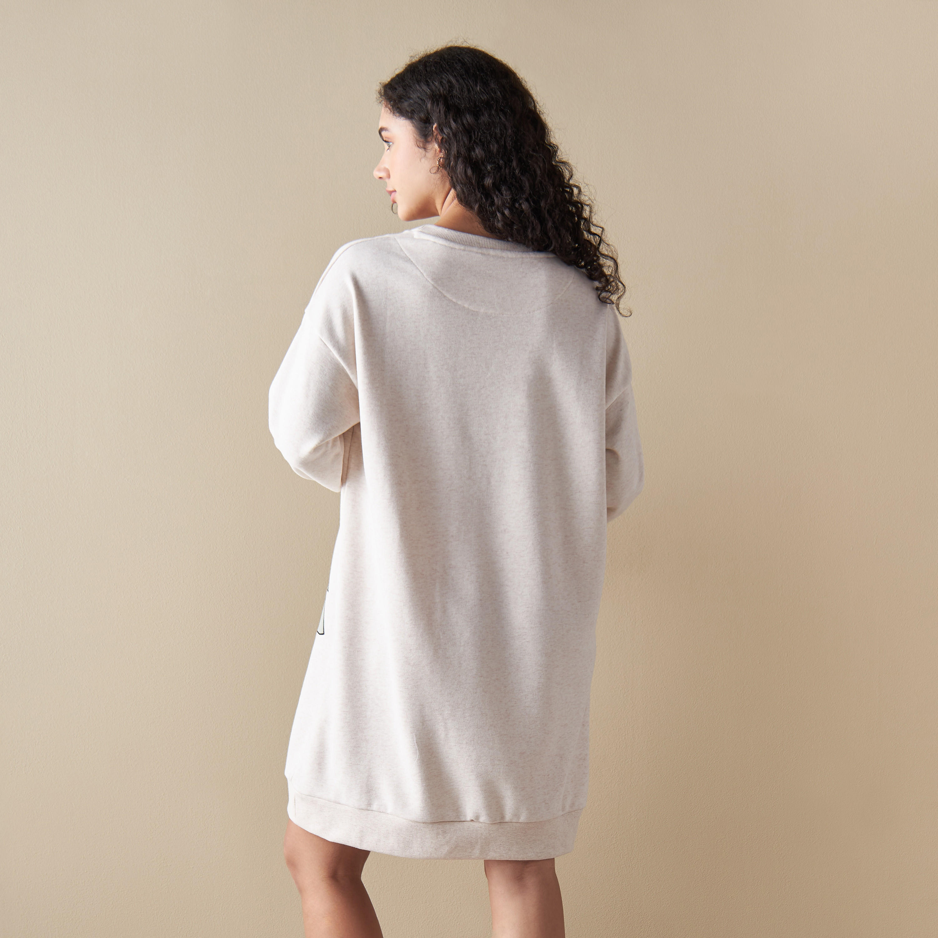 Printed Sleepshirt with Long Sleeves-women-clothing-nightwear-nighties-image-3