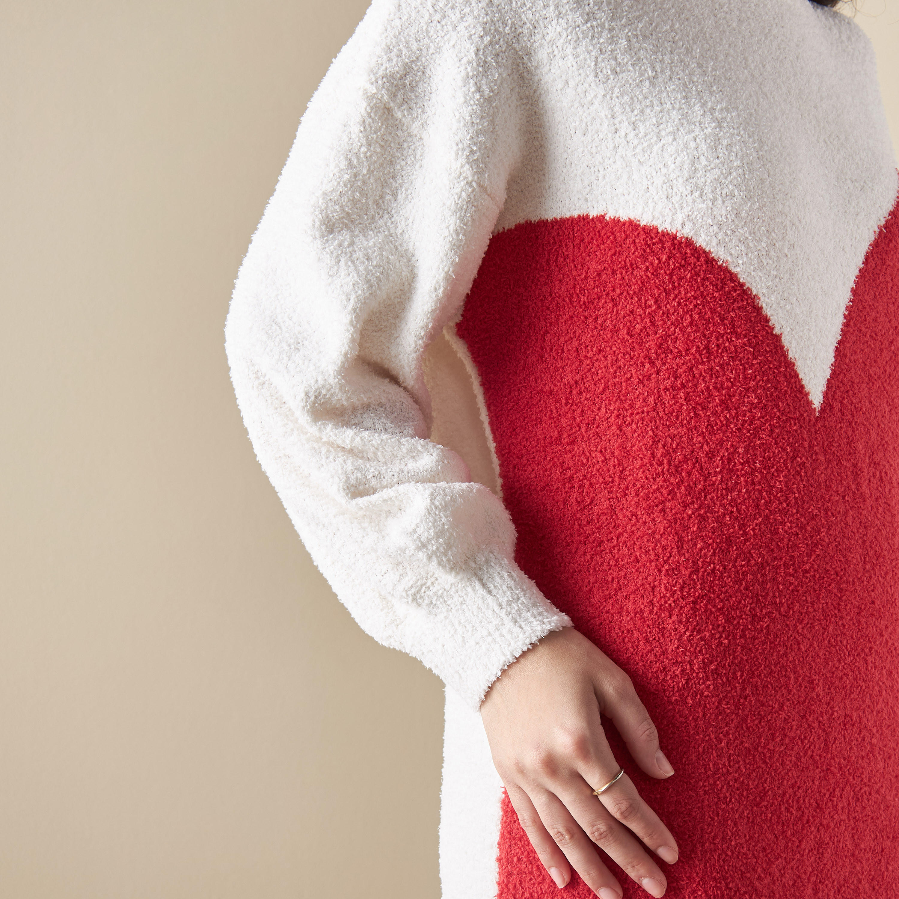 قميص نوم بزخارف قلب وأكمام طويلة-women-clothing-nightwear-nighties-image-4