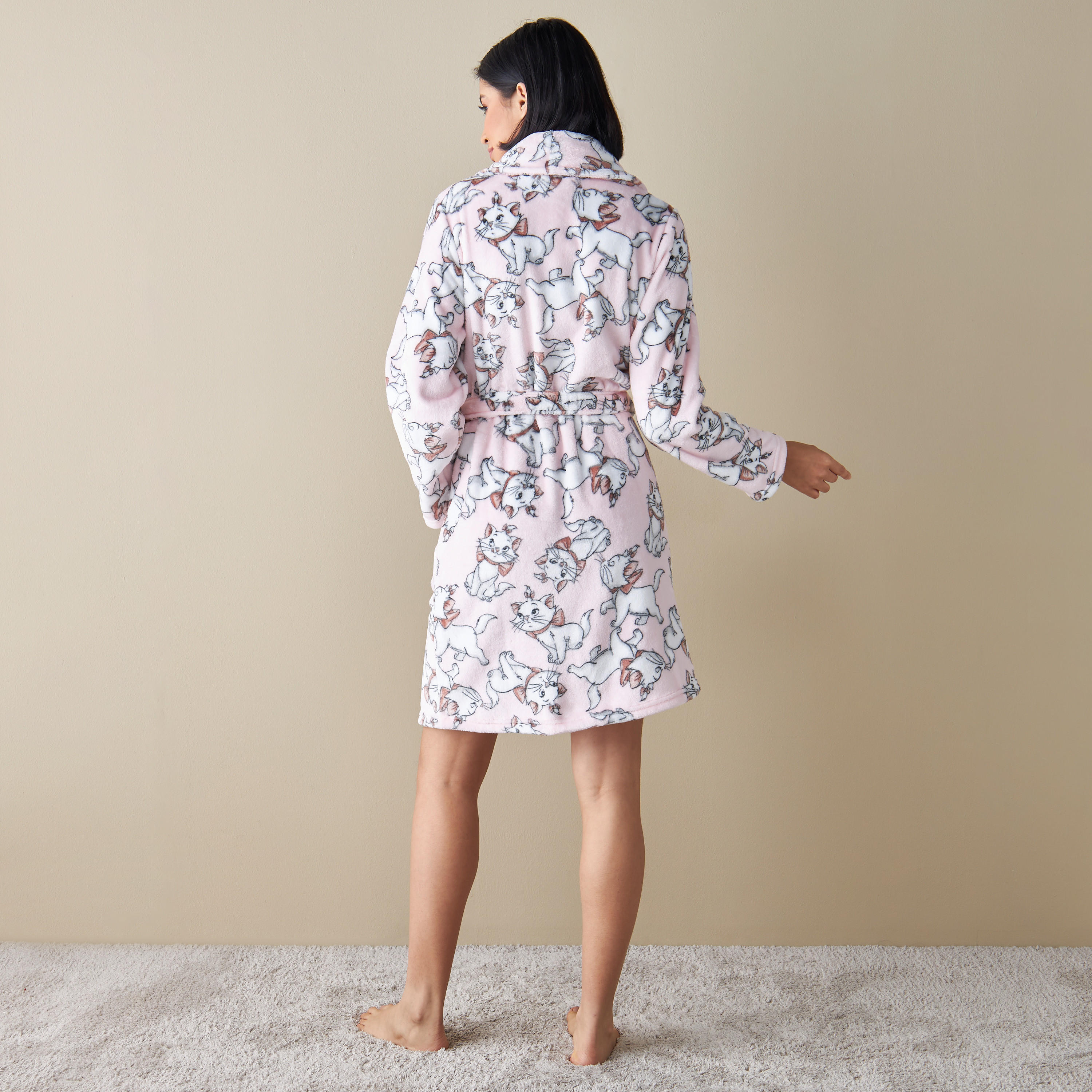 روب بطبعات ماري مع جيوب وحزام ربط-women-clothing-nightwear-robes-image-3