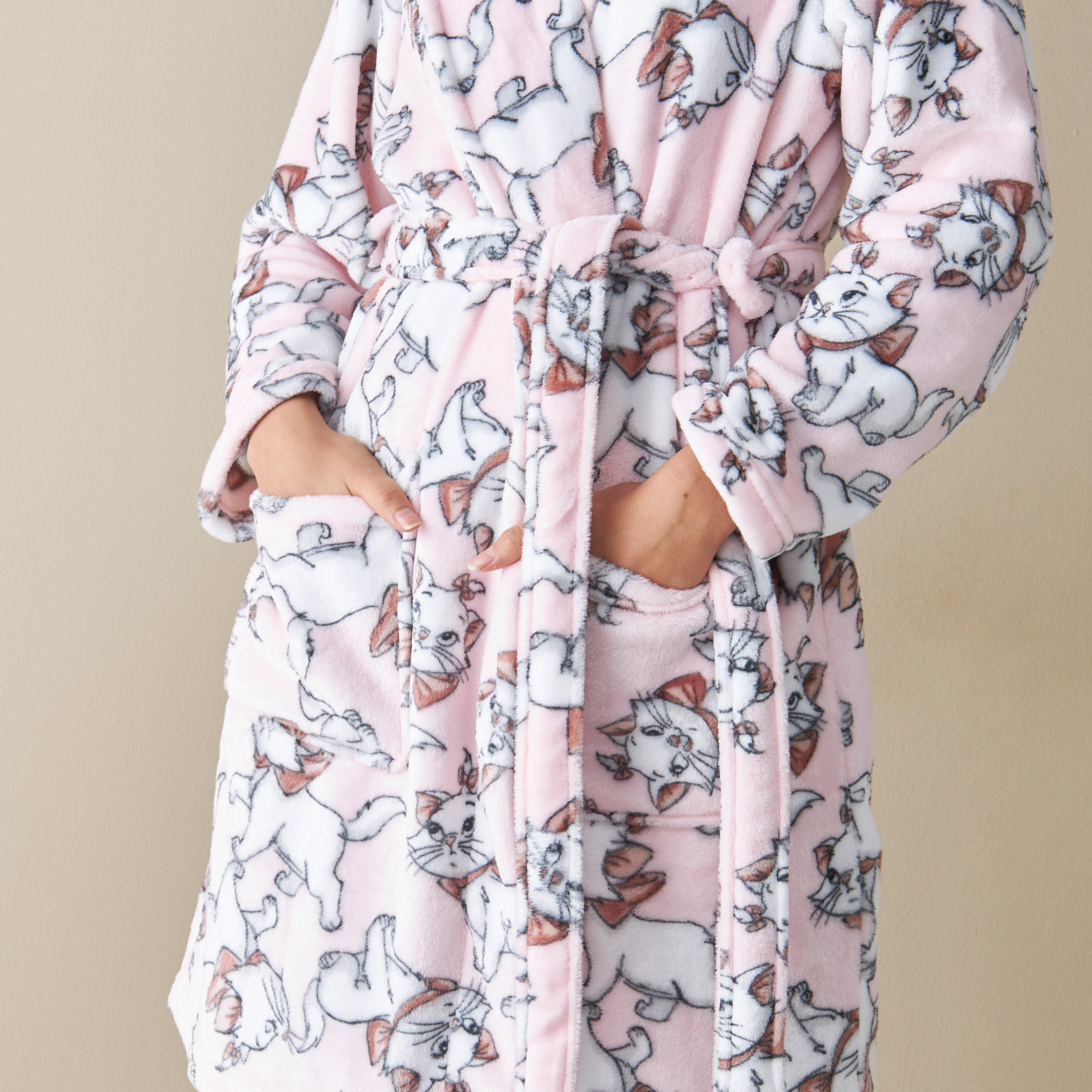 روب بطبعات ماري مع جيوب وحزام ربط-women-clothing-nightwear-robes-image-4