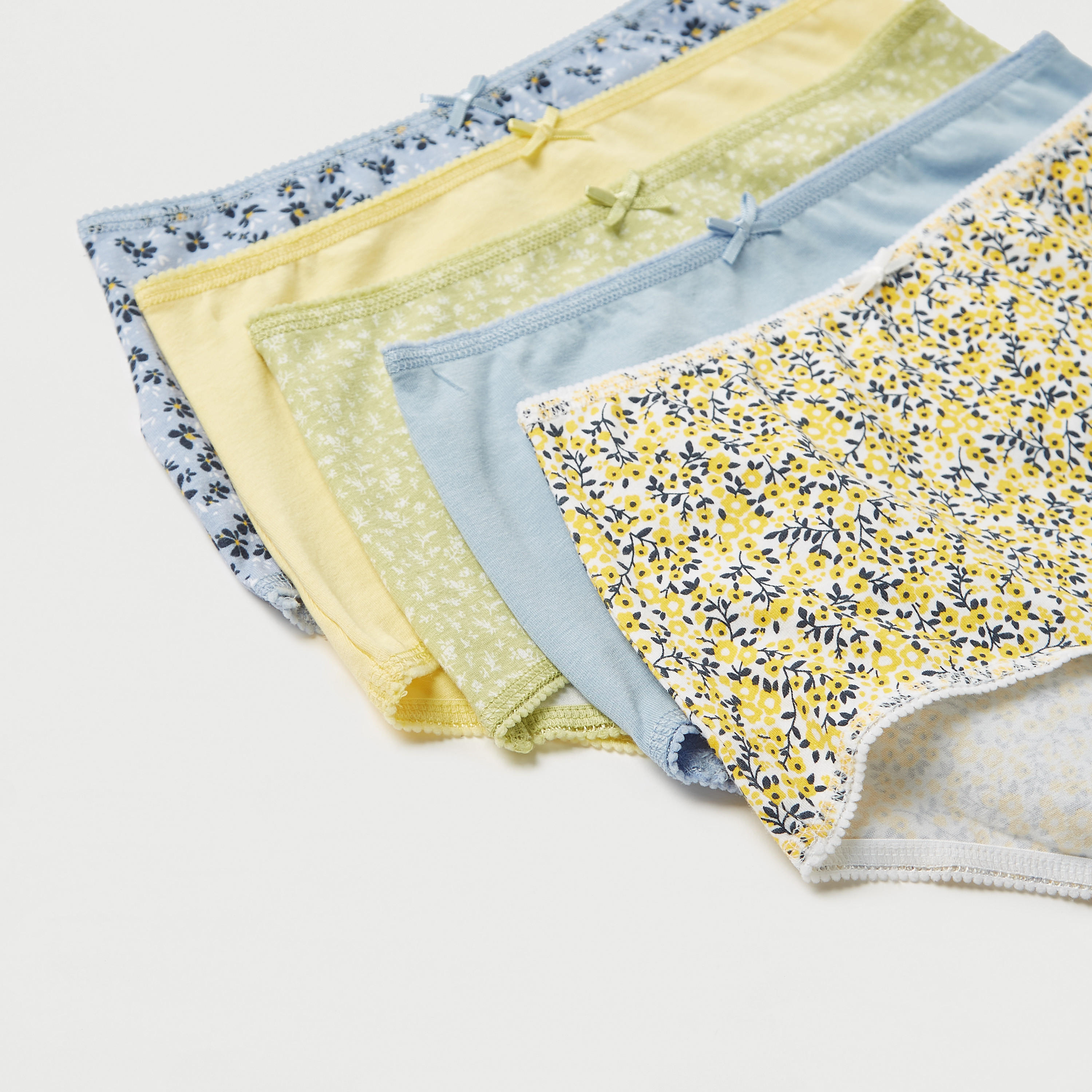 Set of 5 - Assorted Full Briefs with Elasticated Waist-women-clothing-lingerie-panties-image-10
