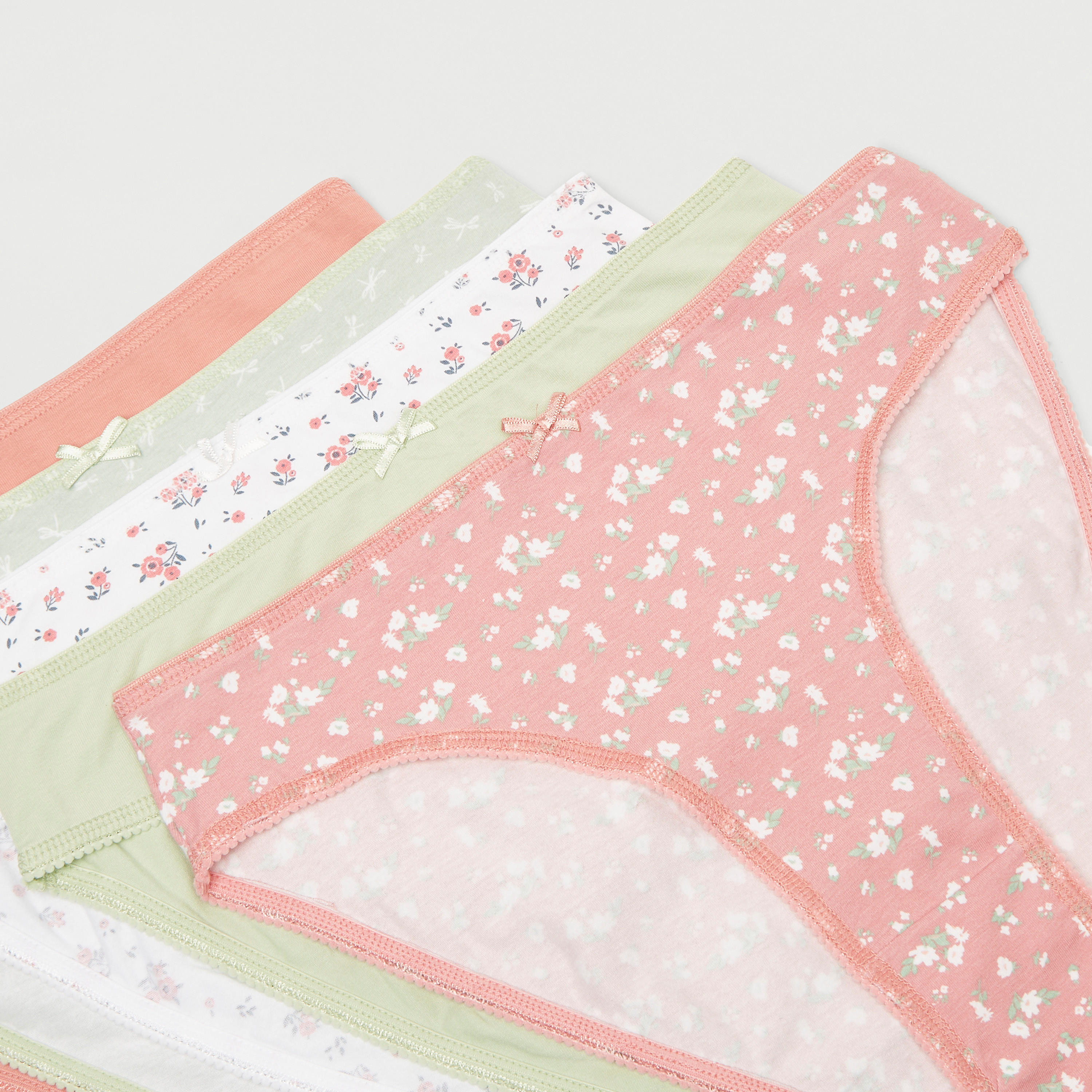سروال بكيني داخلي - عبوة 5 قطع متنوعة-women-clothing-lingerie-panties-image-1