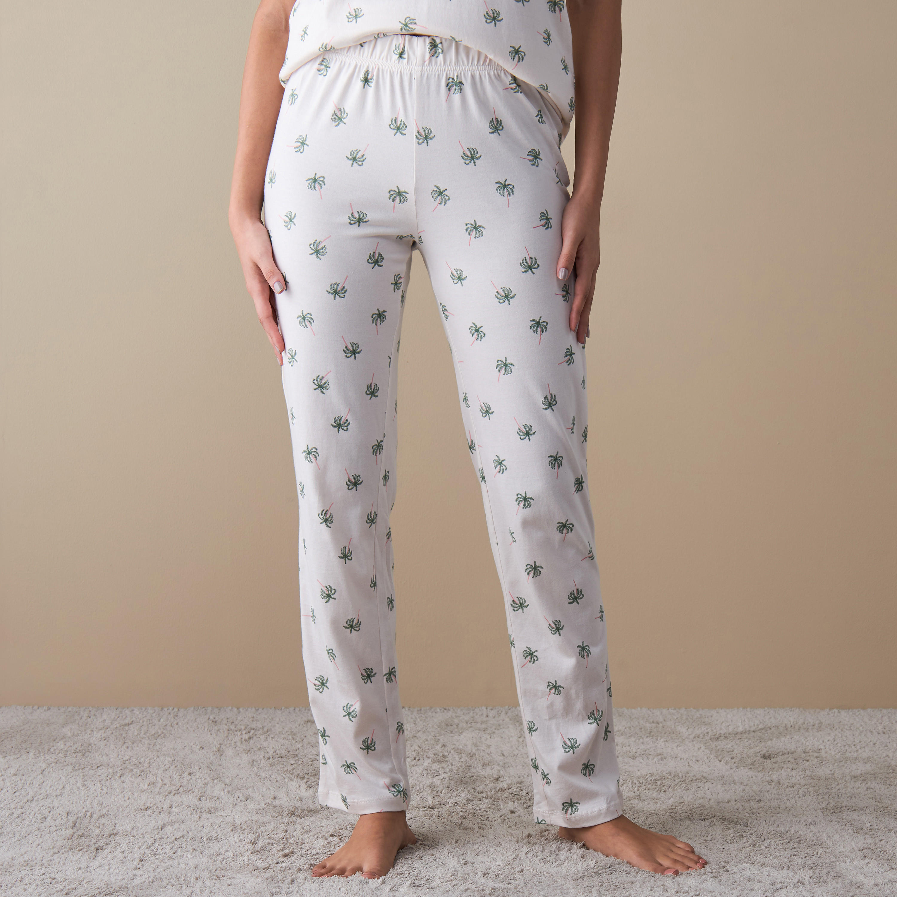 All-Over Print T-shirt and Pyjama Set-women-clothing-nightwear-pyjamas-longsets-image-4