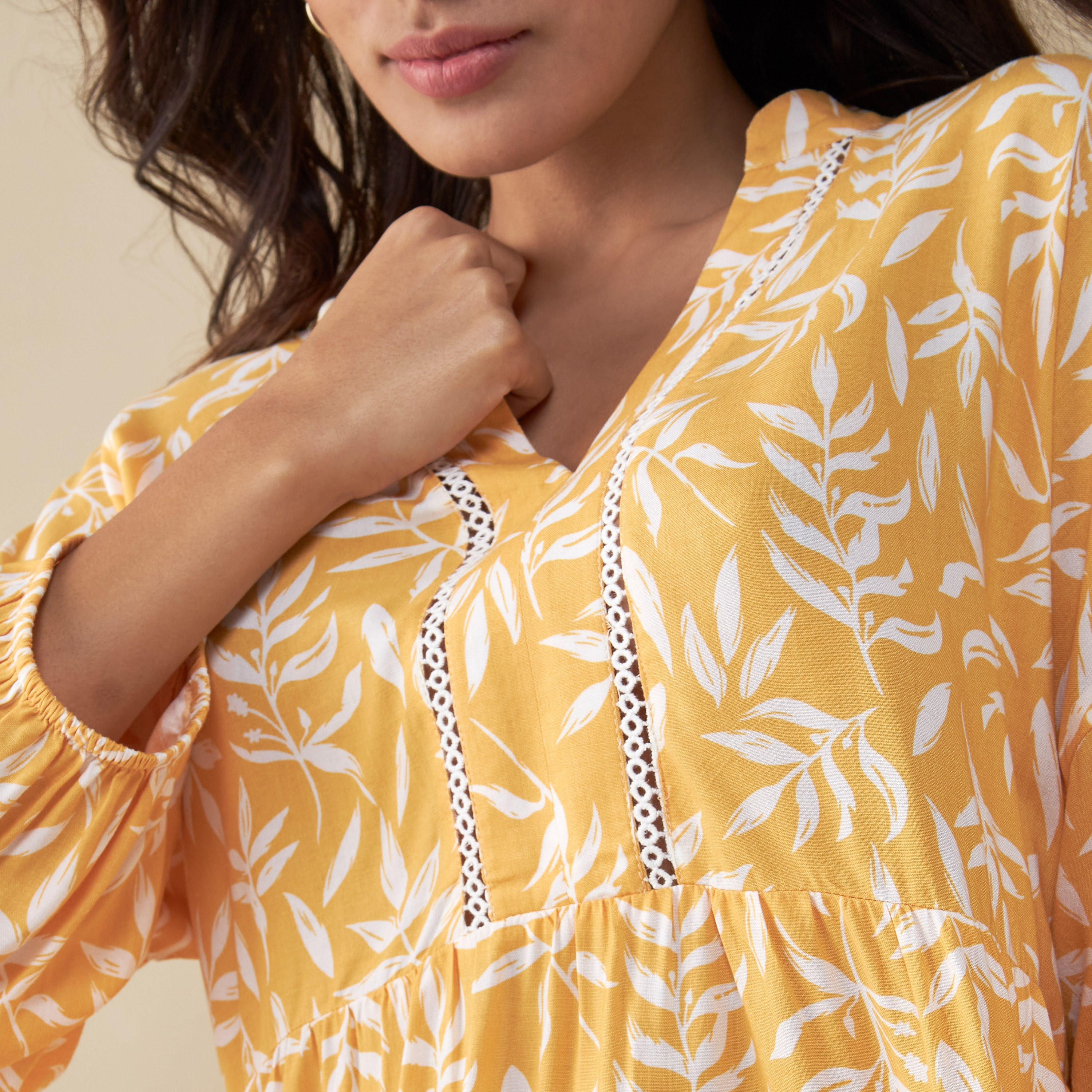 طقم بنطلون بيجاما وبلوزة بطبعات-women-clothing-nightwear-pyjamas-longsets-image-2