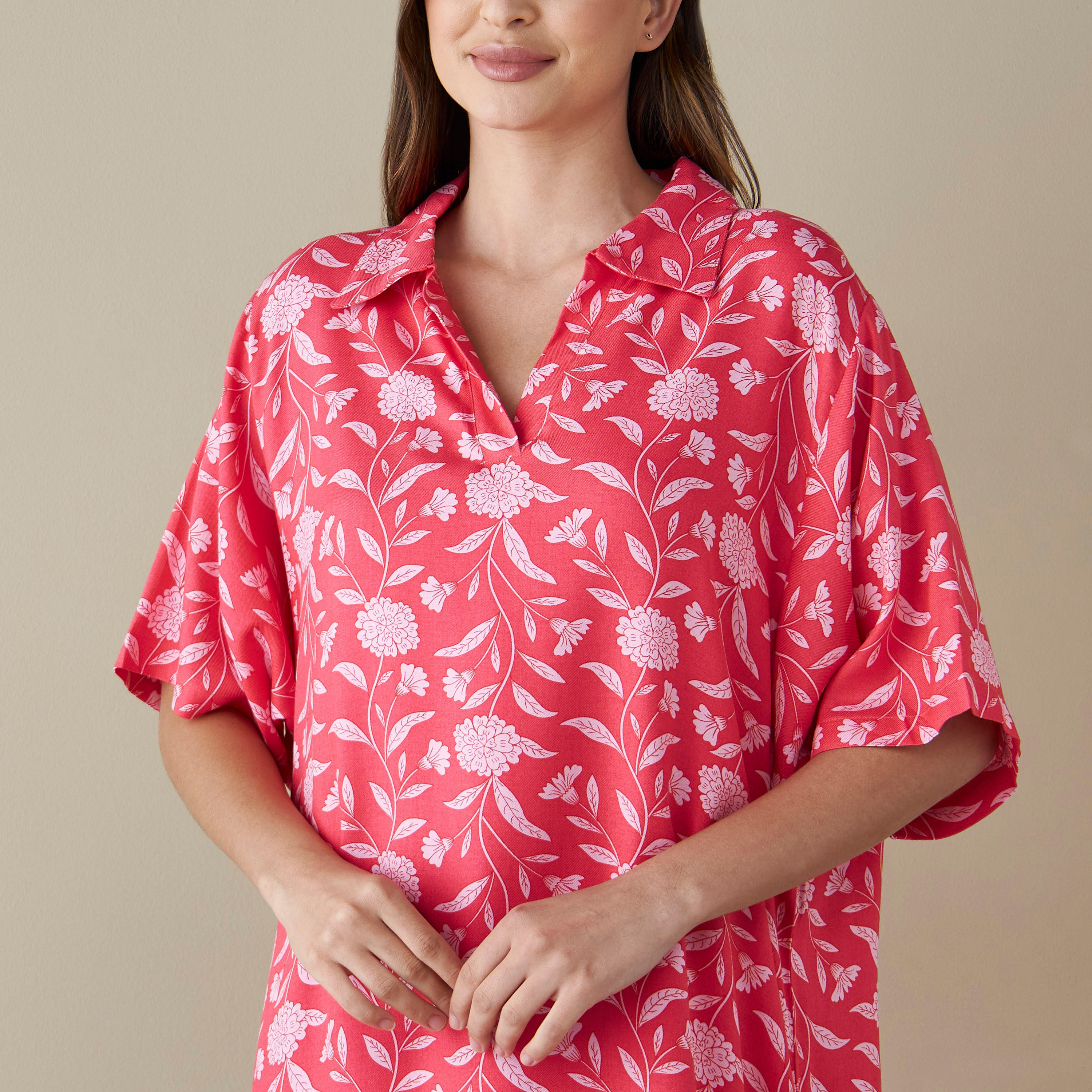 قميص نوم متنوع - طقم قطعتين-women-clothing-nightwear-nighties-image-3