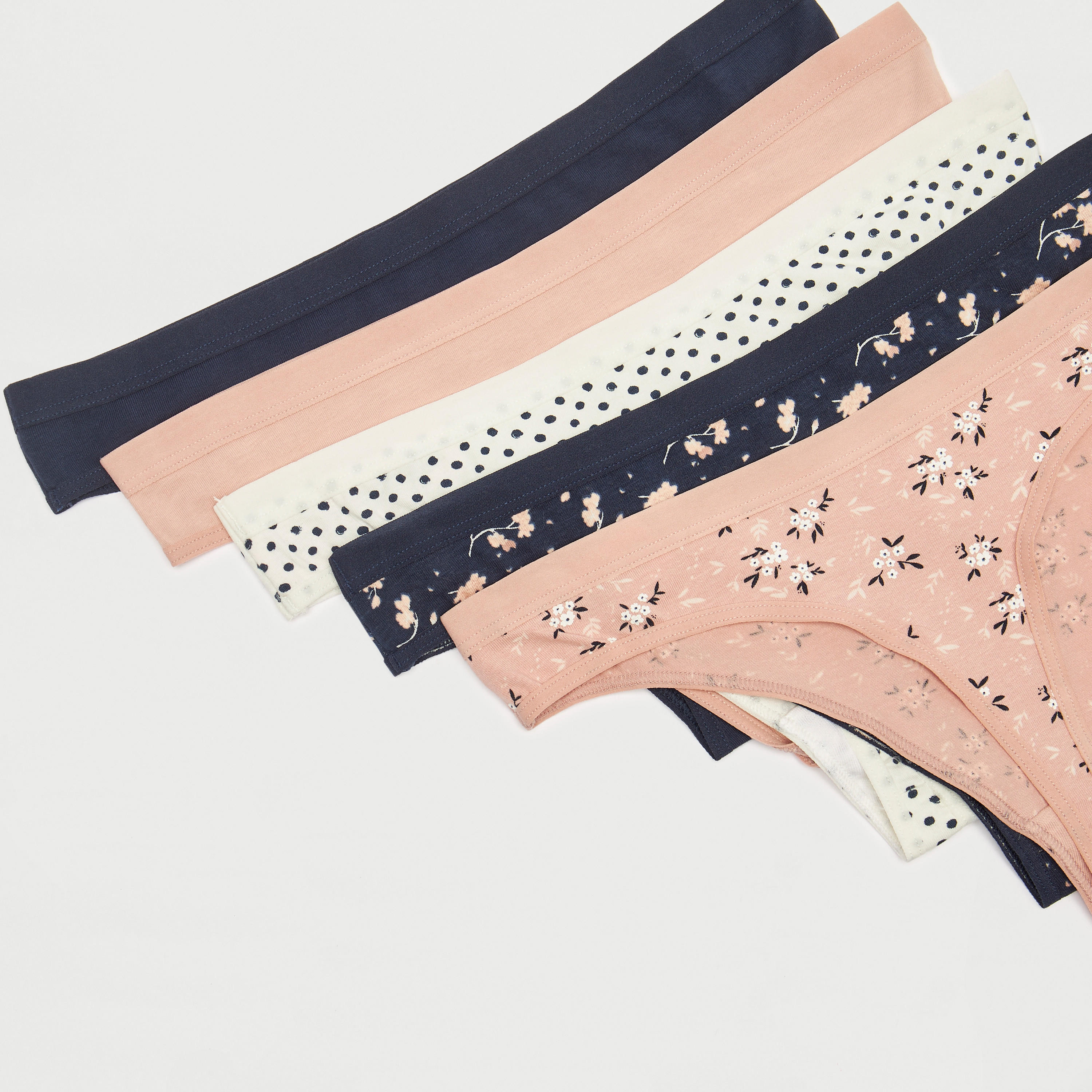 Pack of 5 - Assorted Thongs-women-clothing-lingerie-panties-image-9