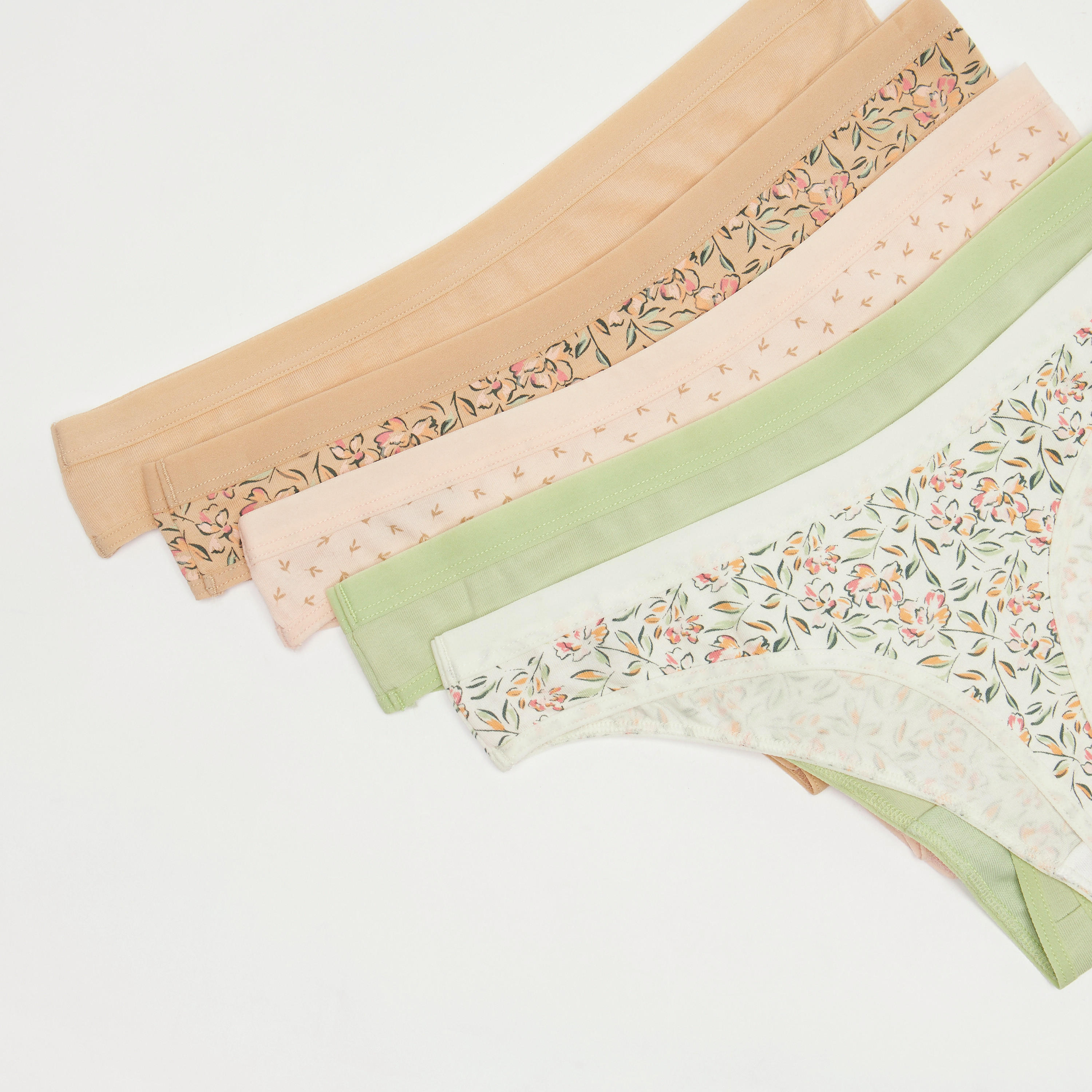 Pack of 5 - Assorted Thongs-women-clothing-lingerie-panties-image-9
