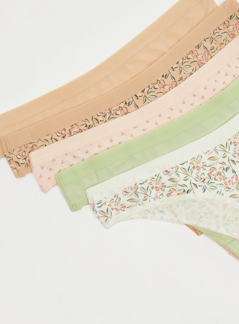 Pack of 5 - Assorted Thongs-women-clothing-lingerie-panties-image-9