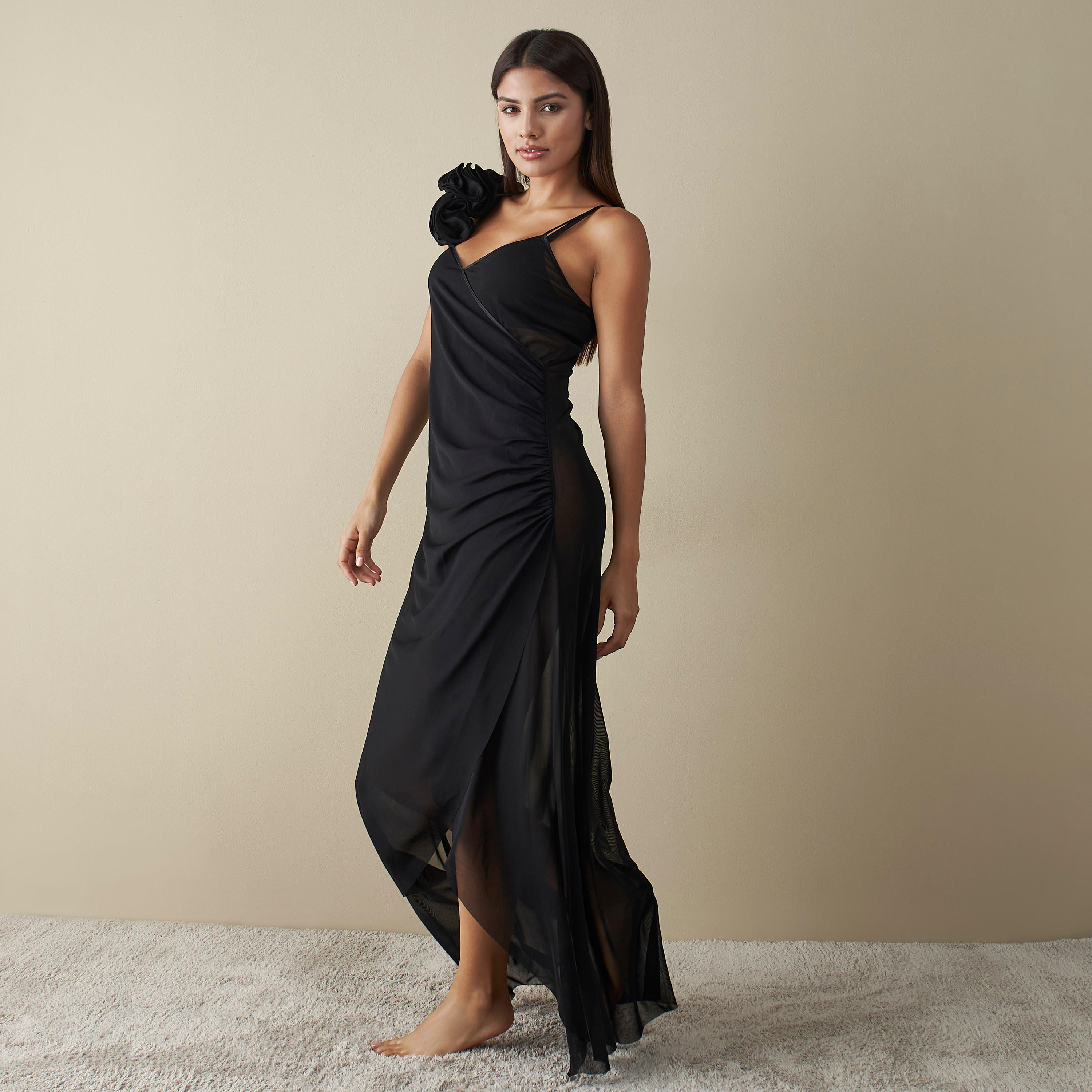 بيبي دول غير مستوية بتفاصيل كشكش-women-clothing-nightwear-nighties-image-3