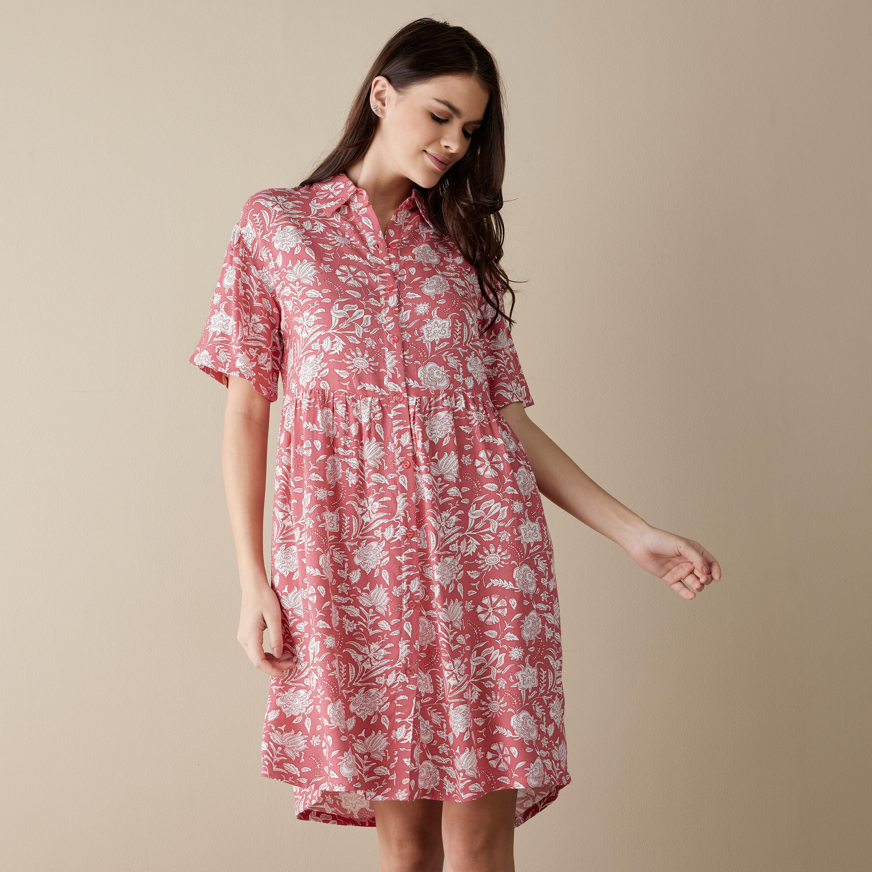 قميص نوم بياقة - طقم قطعتين-women-clothing-nightwear-nighties-image-6