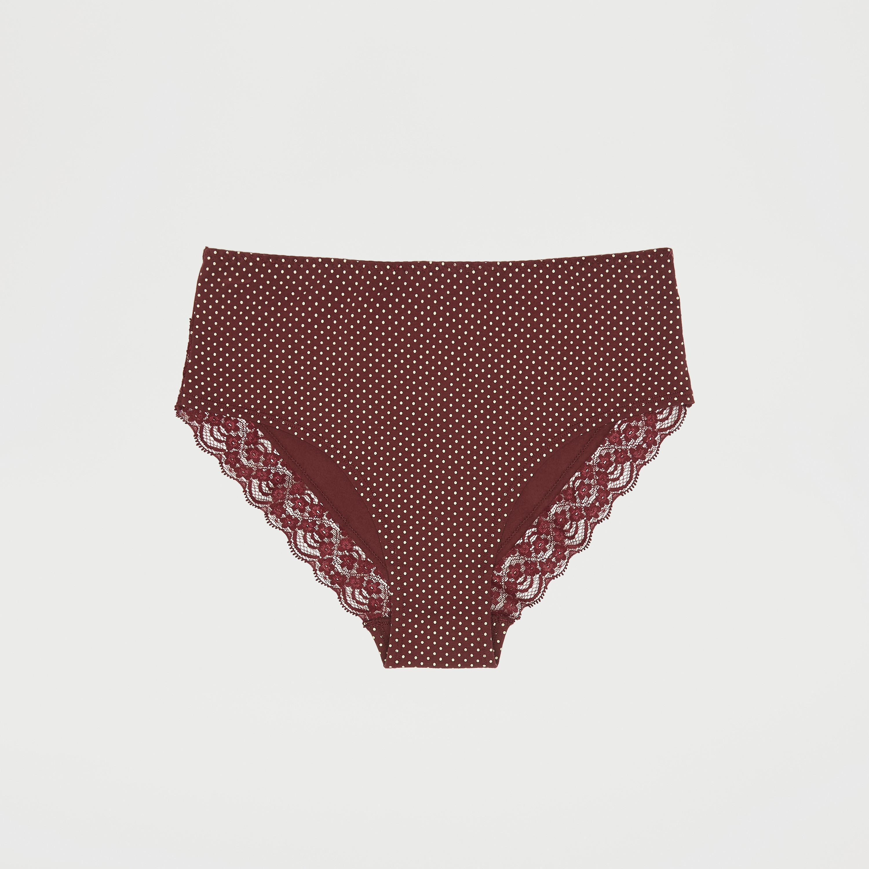 All-Over Polka Dot Print Hipster Briefs-women-clothing-lingerie-panties-image-5