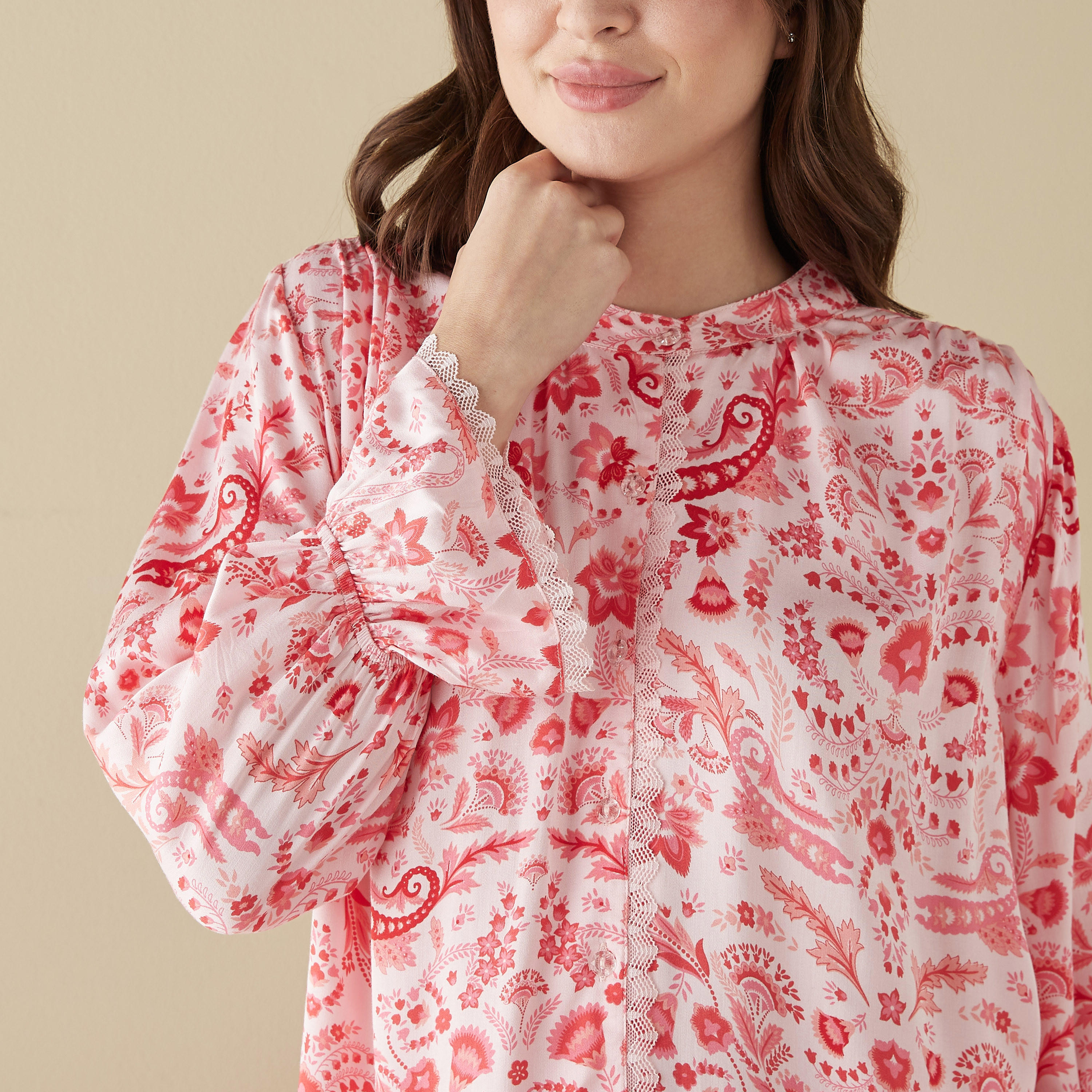 All-Over Print Shirt and Pyjama Set-women-clothing-nightwear-pyjamas-longsets-image-5