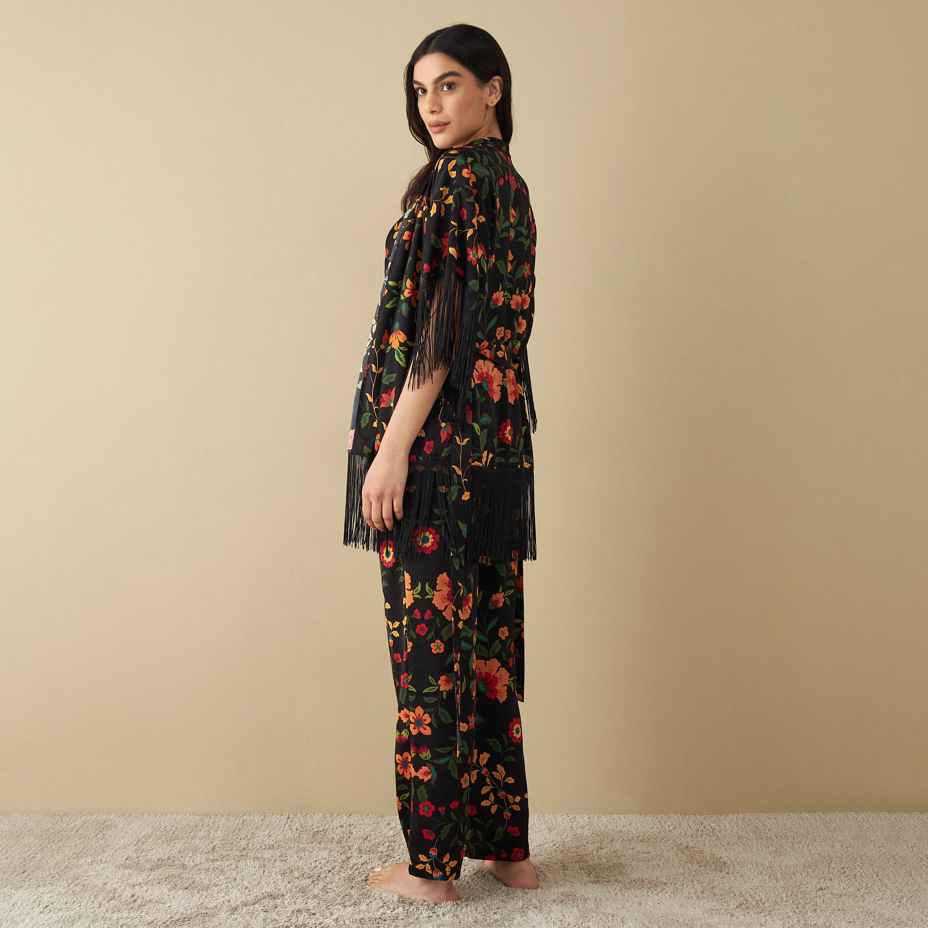 All Over Floral Print 3-Piece Pyjama Set with Tassels-women-clothing-nightwear-pyjamas-longsets-image-5