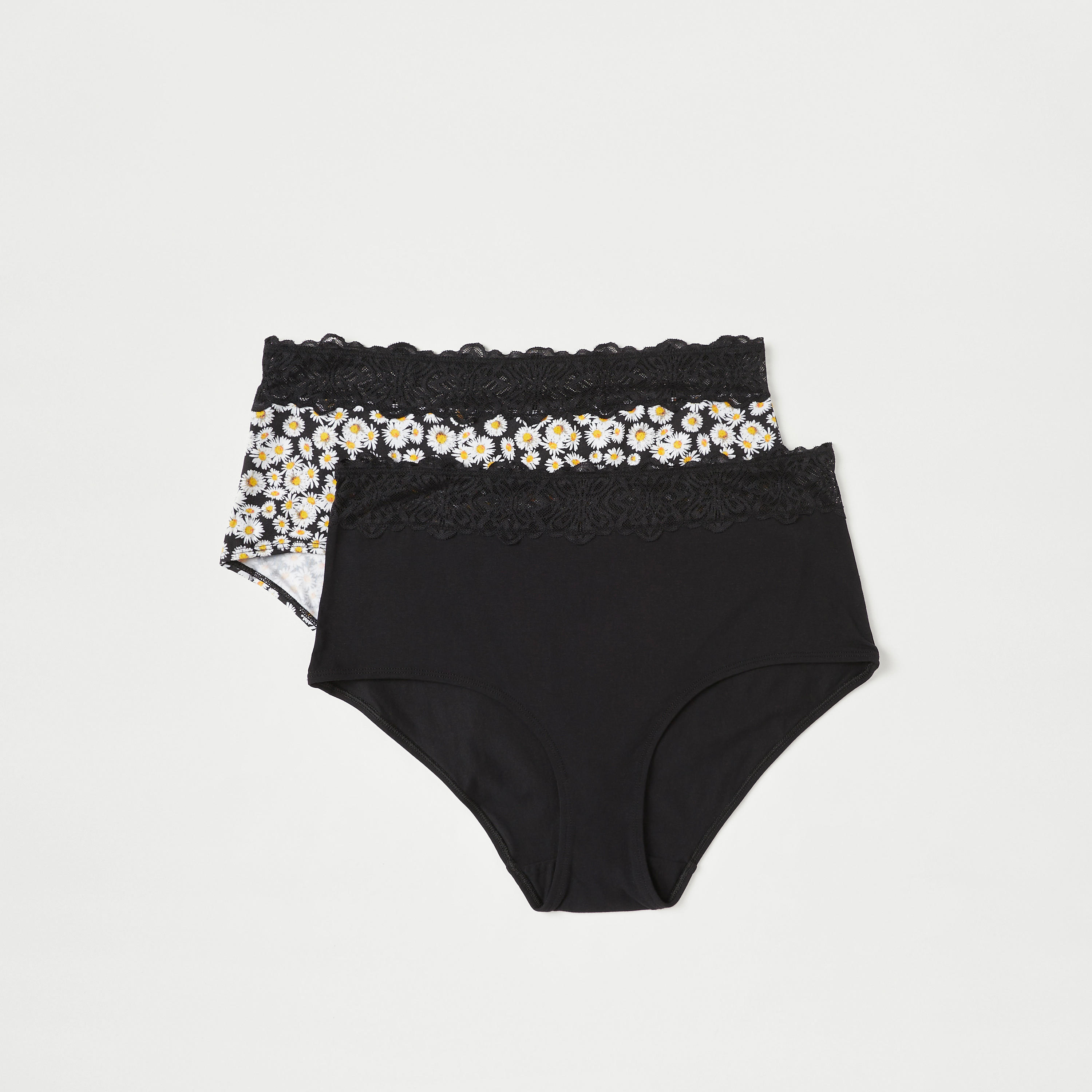 Set of 2 - Lace Detail Full Briefs-women-clothing-lingerie-panties-image-5