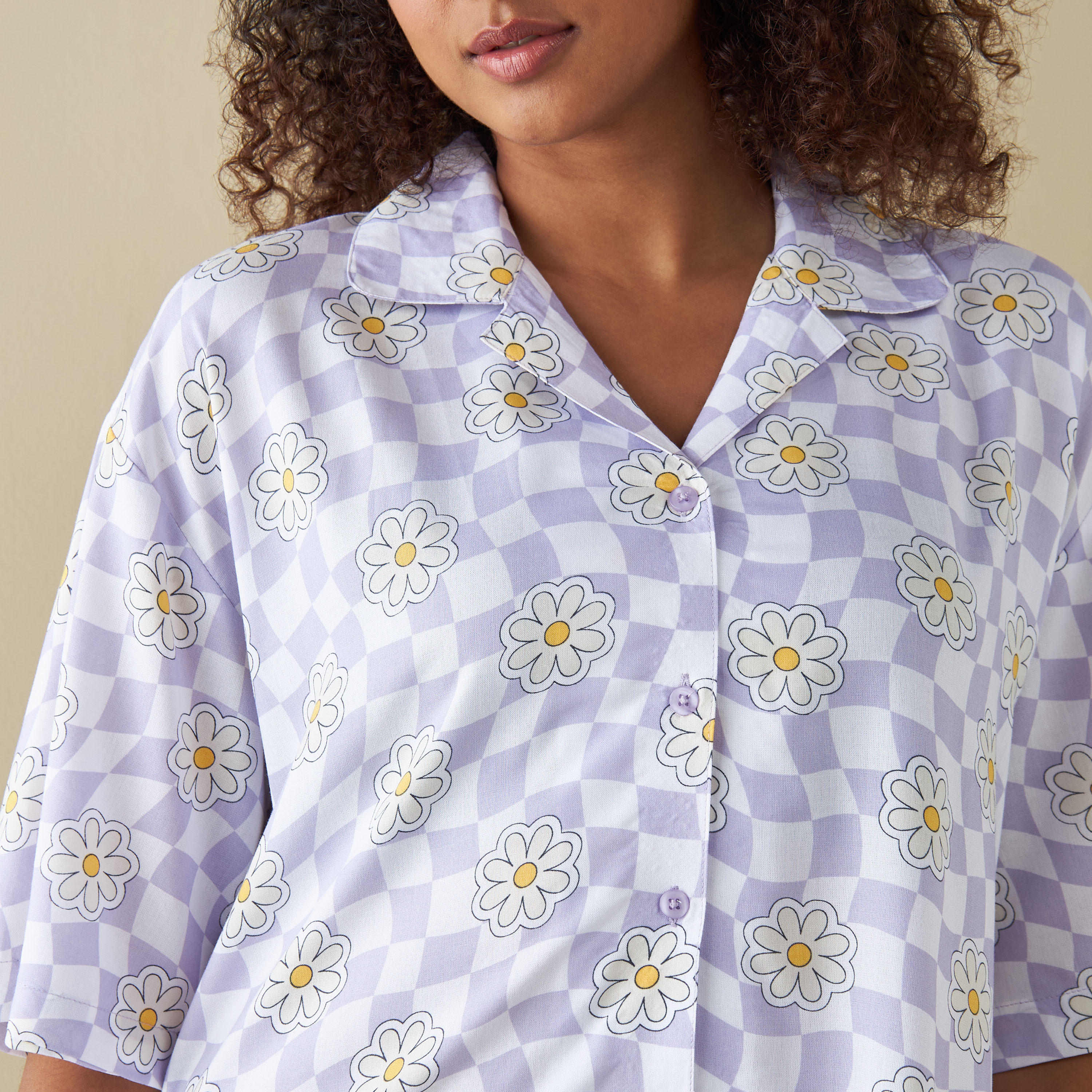 All-Over Floral Print Sleepshirt with Camp Collar-women-clothing-nightwear-nighties-image-4