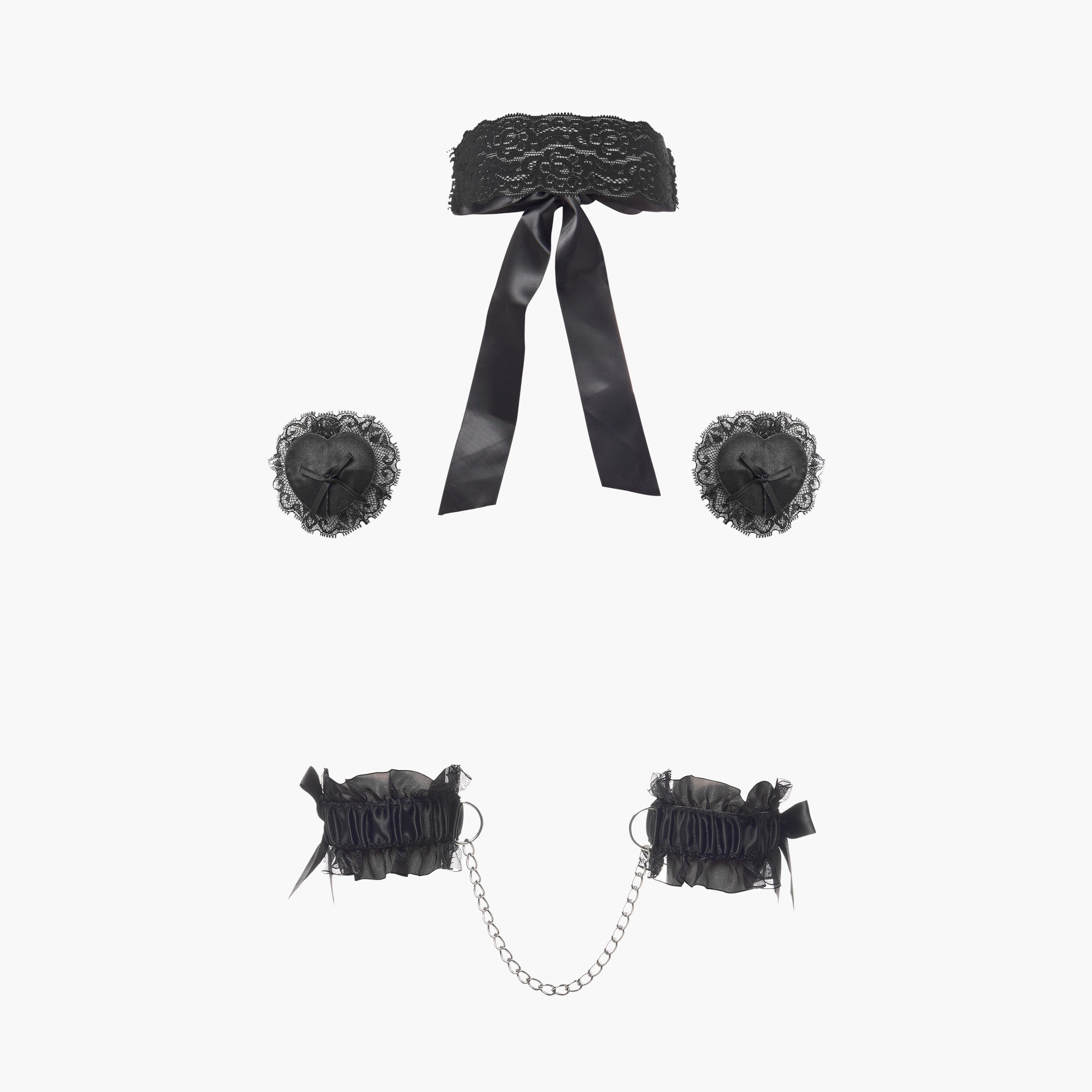 قناع عيون وغطاء حلمات وسوار بتفاصيل دانتيل-women-clothing-lingerie-lingerieaccessories-image-1