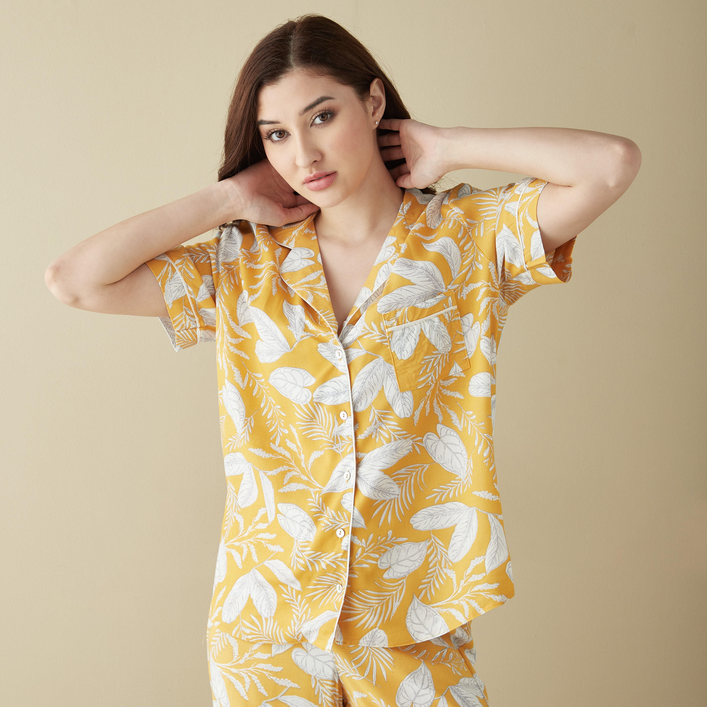 All-Over Printed Shirt and Pyjama Set-women-clothing-nightwear-pyjamas-longsets-image-2