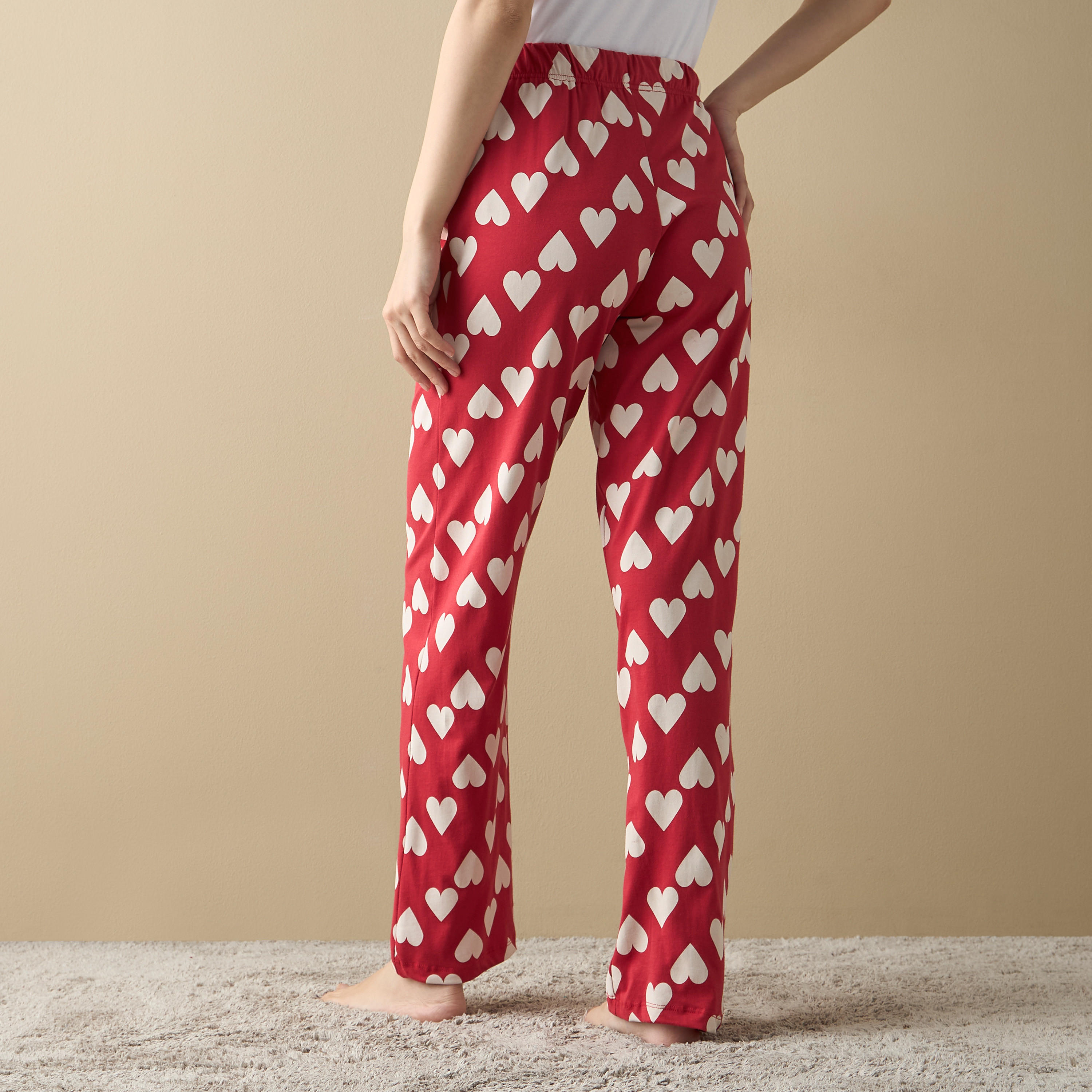 بنطلون بيجاما بخصر مطّاطي وطبعات-women-clothing-nightwear-pyjamas-bottoms-image-3