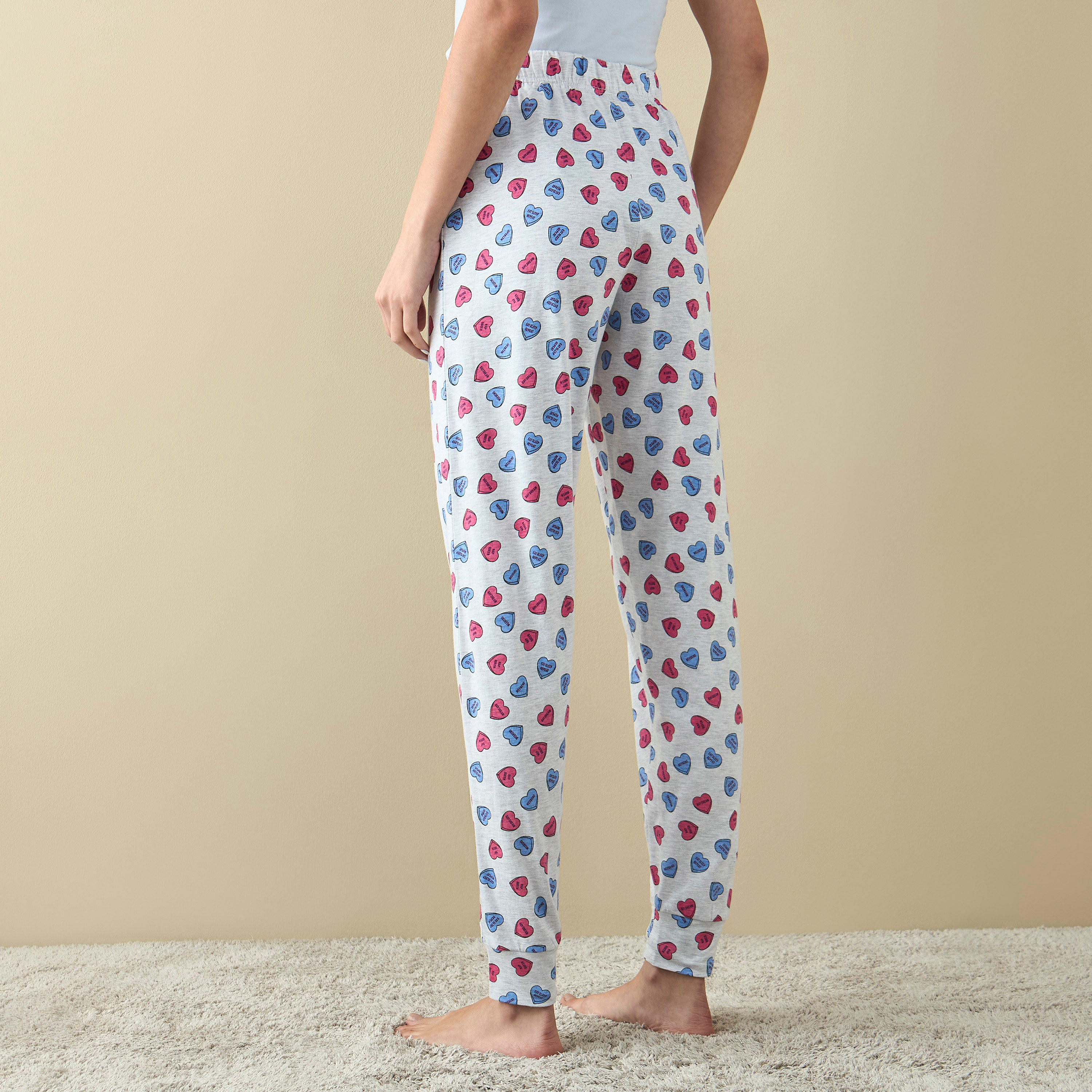 بنطلون بيجاما بخصر مطّاطي وطبعات من جونيورز-women-clothing-nightwear-pyjamas-bottoms-image-3